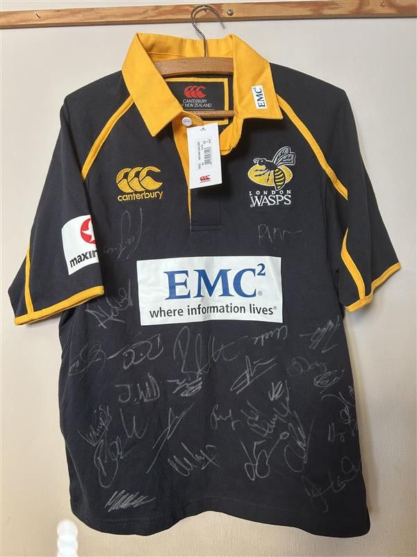 Canterbury of New Zealand NEW - Rugby LONDON WASPS 2009 - 2010 - Canterburyr - S Size US S / EU 44-46 / 1 - 1 Thumbnail