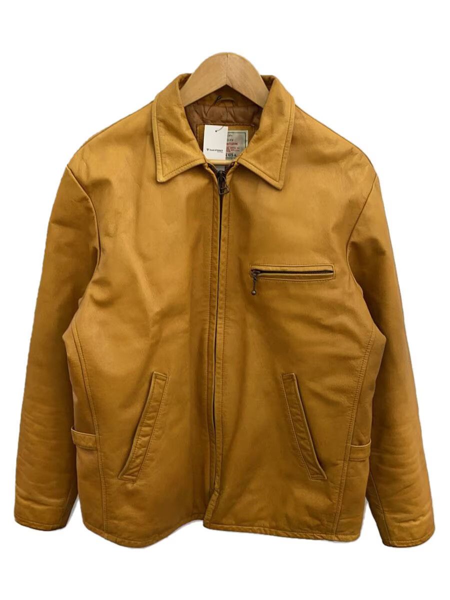 Avirex Avirex Plain Cowhide Leather Jacket Blouson Camel Size US L / EU 52-54 / 3 - 1 Thumbnail