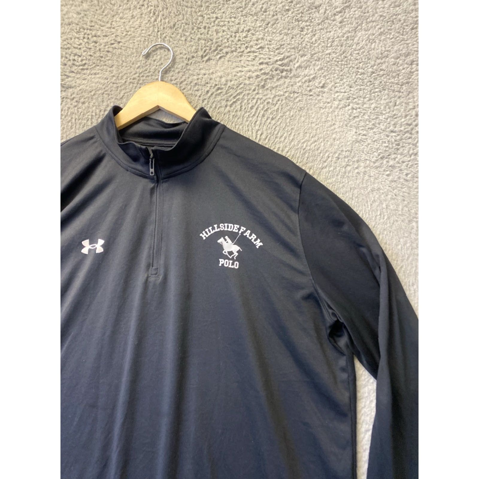 Under Armour VINTAGE? Wait—Under Armour Quarter Zip Shirt XL Black Men's Shirt XL Black Under Armour Quarter Zip Mens Activewear XL Black Mens Size US XL / EU 56 / 4 - 2 Thumbnail