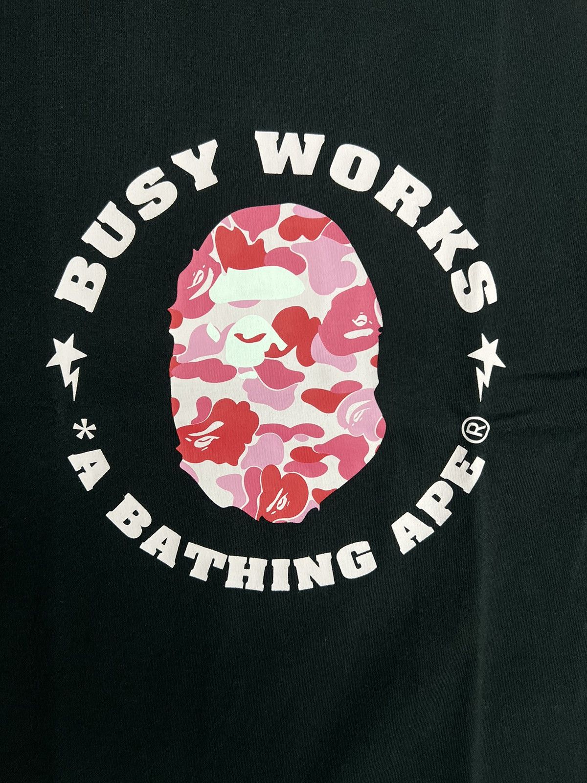 Bape Bape ABC Camo Busy Works Sta T-Shirt Size US L / EU 52-54 / 3 - 2 Thumbnail