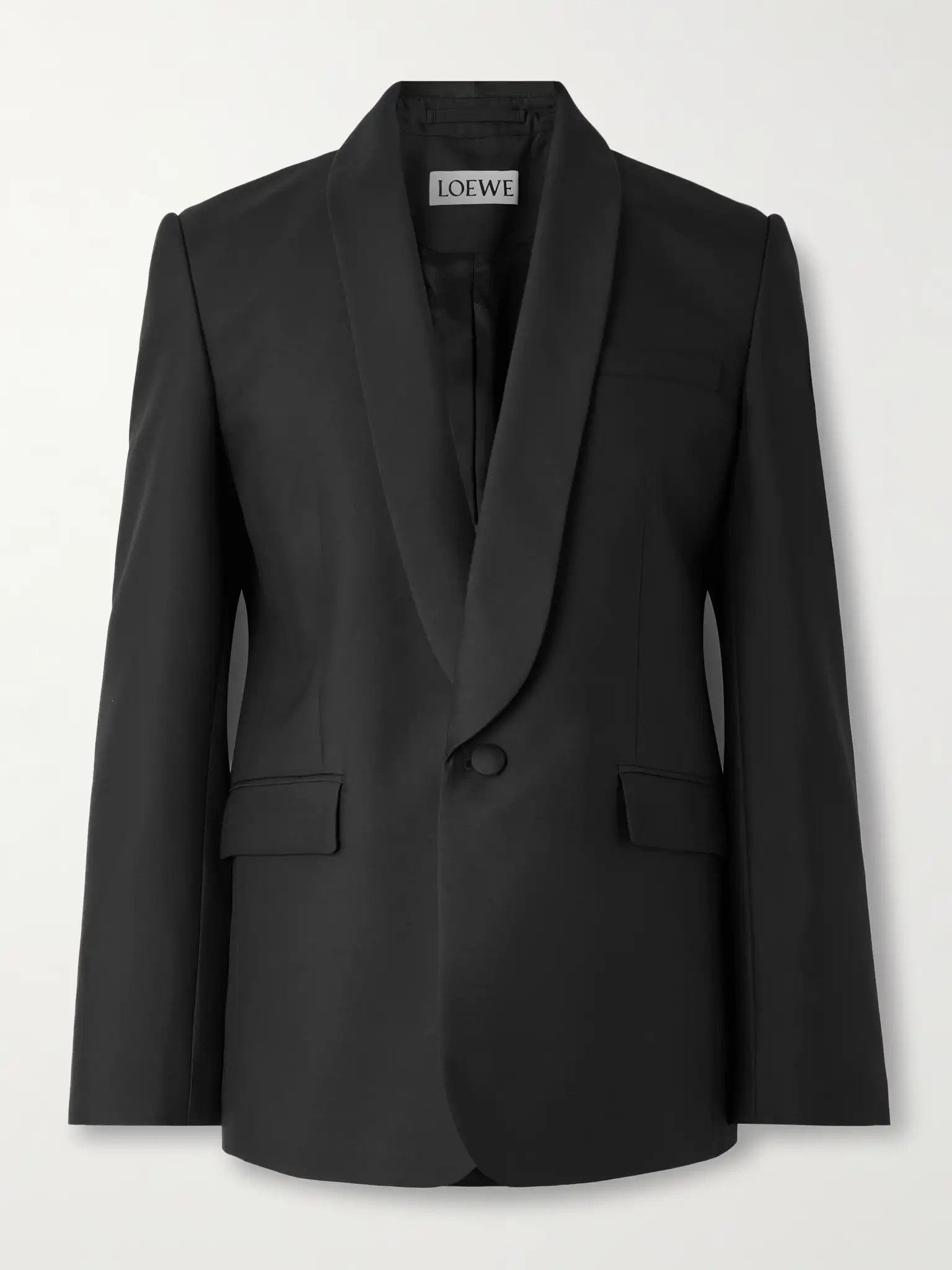 O1y0826 Single-Breasted Blazer In Black, Men's (Size M)