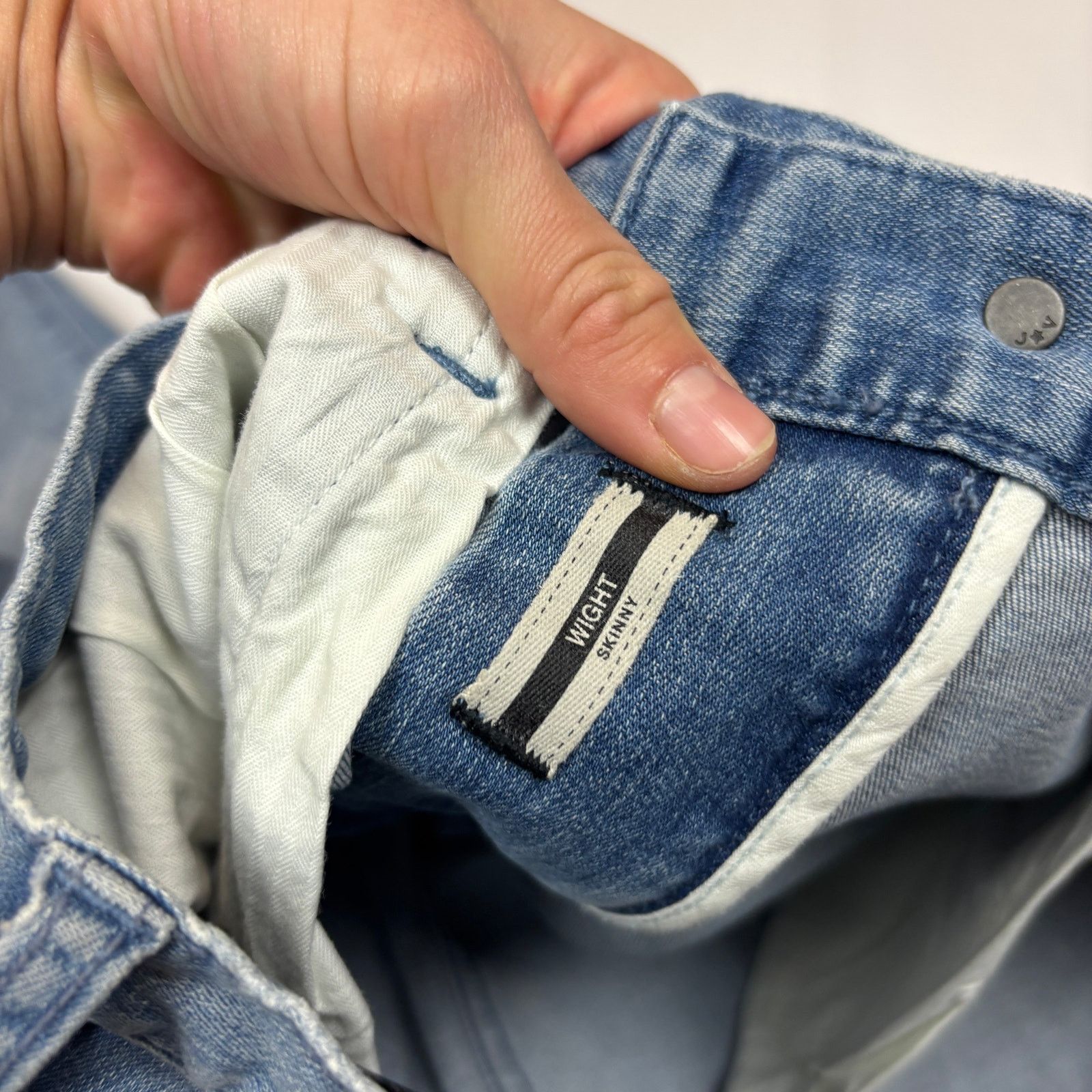 John Varvatos John Varvatos Star USA Jeans Wight Skinny Straight 32x32 Size US 32 / EU 48 - 11 Thumbnail