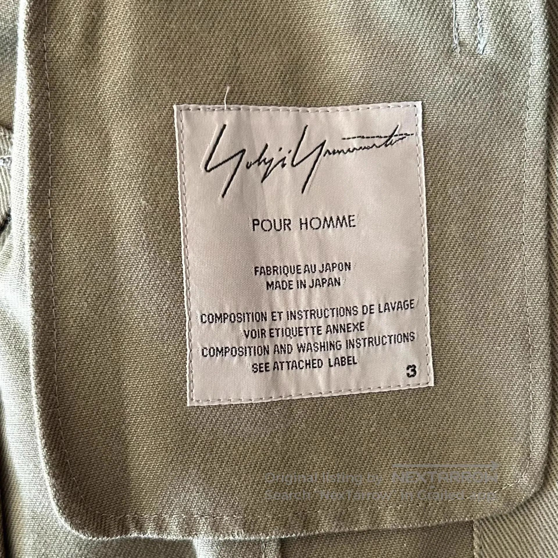 Yohji Yamamoto Green Long Sleeve Light Jacket Size L. Size US L / EU 52-54 / 3 - 2 Thumbnail