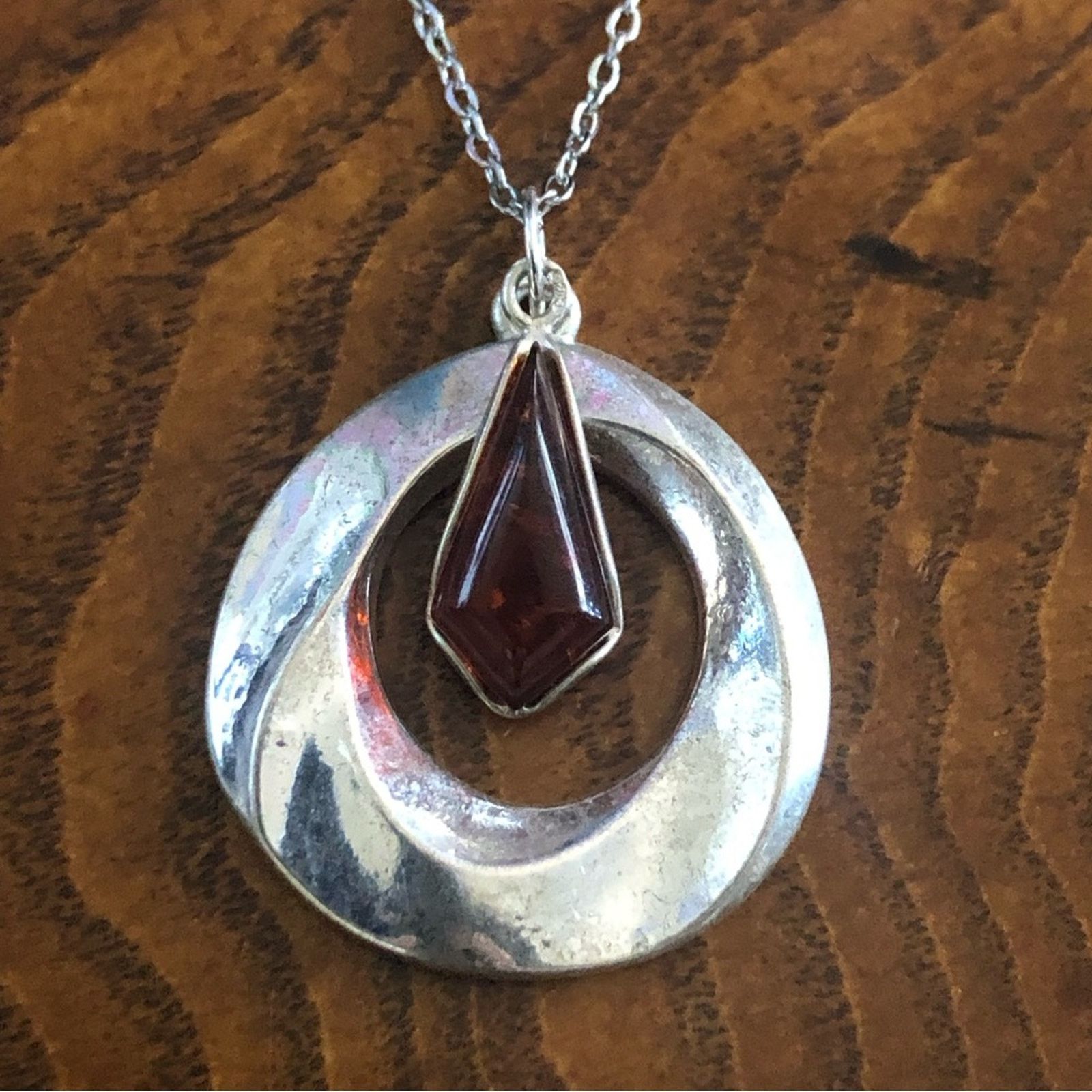 Handmade Handcrafted repurpose genuine amber 925 necklace Size ONE SIZE - 9 Thumbnail