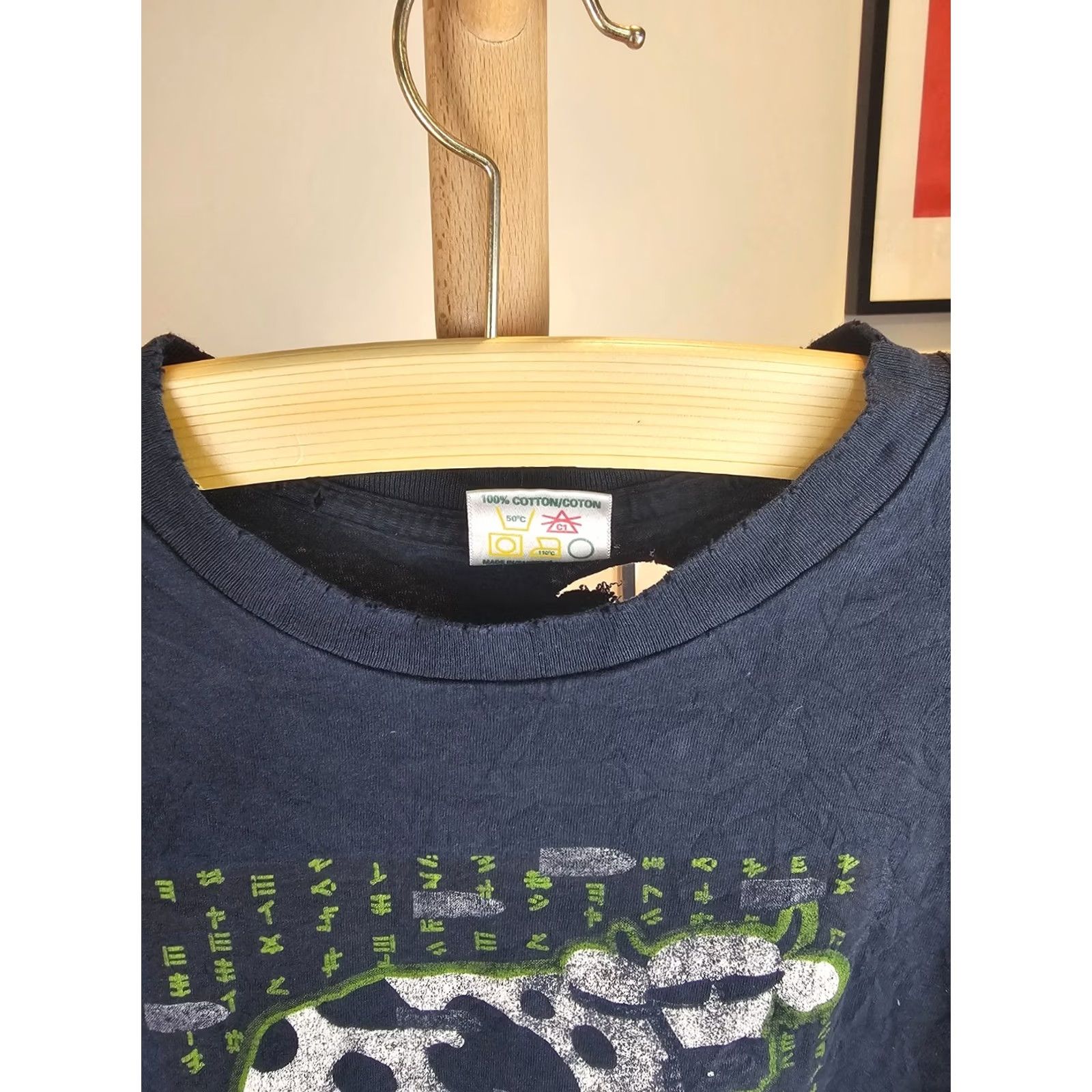Vintage VINTAGE MOOTRIX COW SINGLE STITCH BLACK COTTON T-SHIRT SZ XLARGE Shirt Adult XL Black Graphic Print Men Mens 90s Size US XL / EU 56 / 4 - 7 Thumbnail