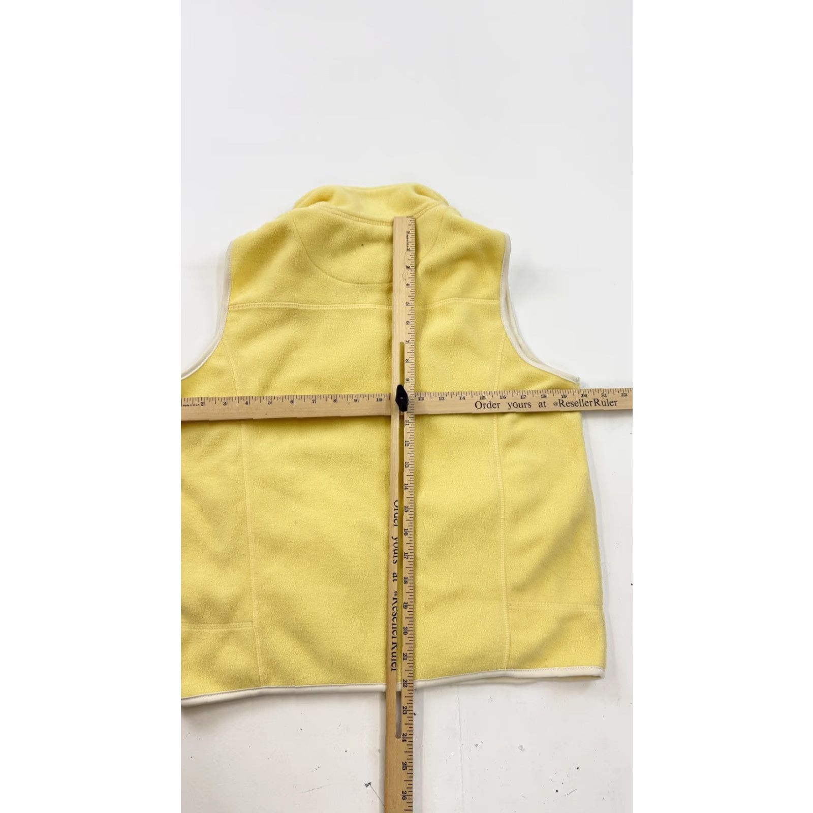 Vintage Cabela's Vest Womens Small Yellow Fleece Full Zip Pockets Outdoor Lightweight Size S / US 4 / IT 40 - 5 Thumbnail