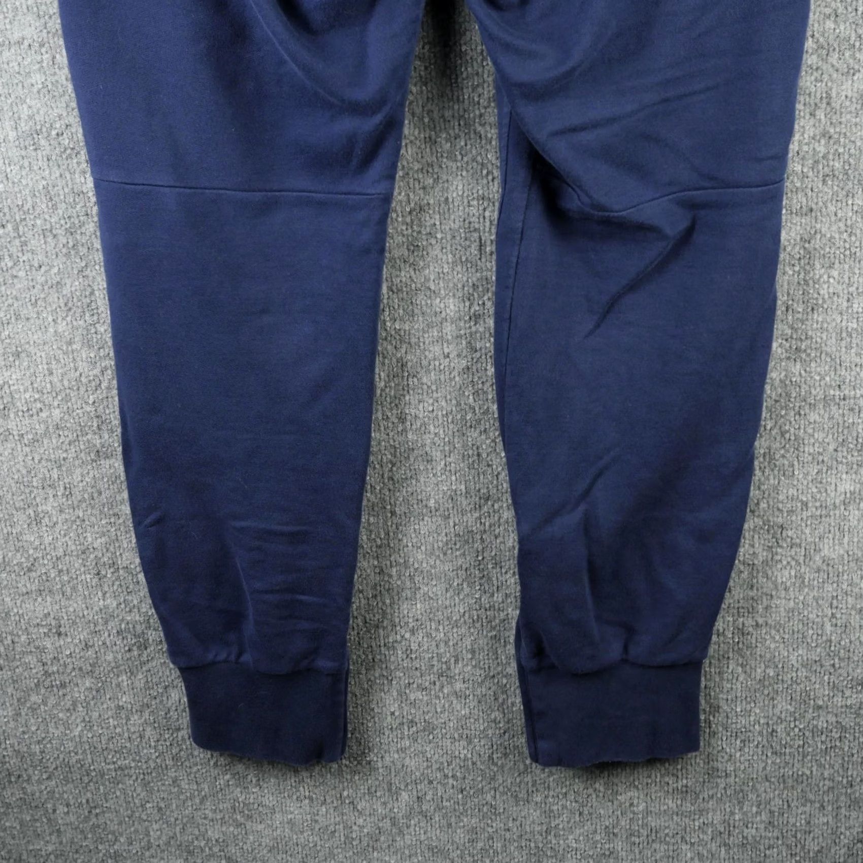 Adidas Adidas Originals Pants Mens Large Blue Fleece Joggers Sweatpants Zip Pockets Size US 33 - 6 Thumbnail