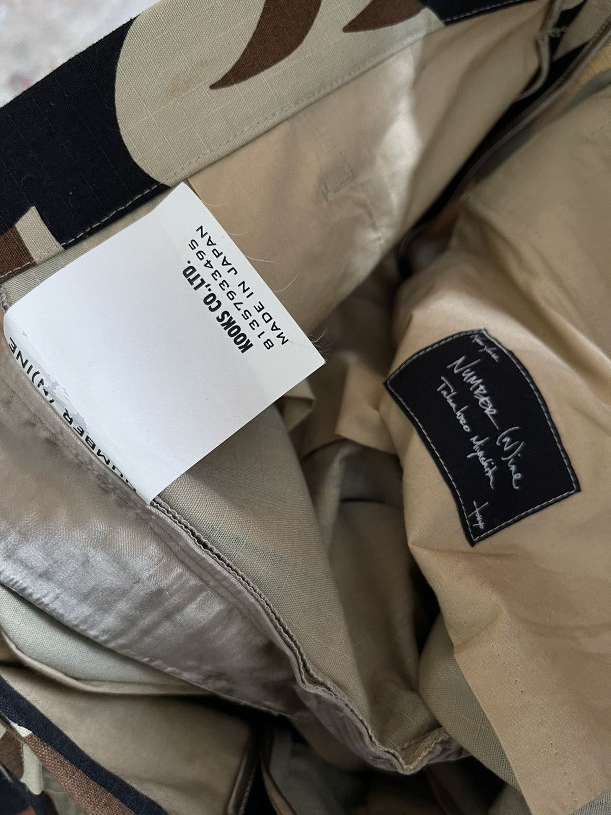 Japanese Brand × Number (N)ine AW04 Number Nine Tribal Heart Camo Bondage Pant AW04/05 Size US 31 - 13 Thumbnail