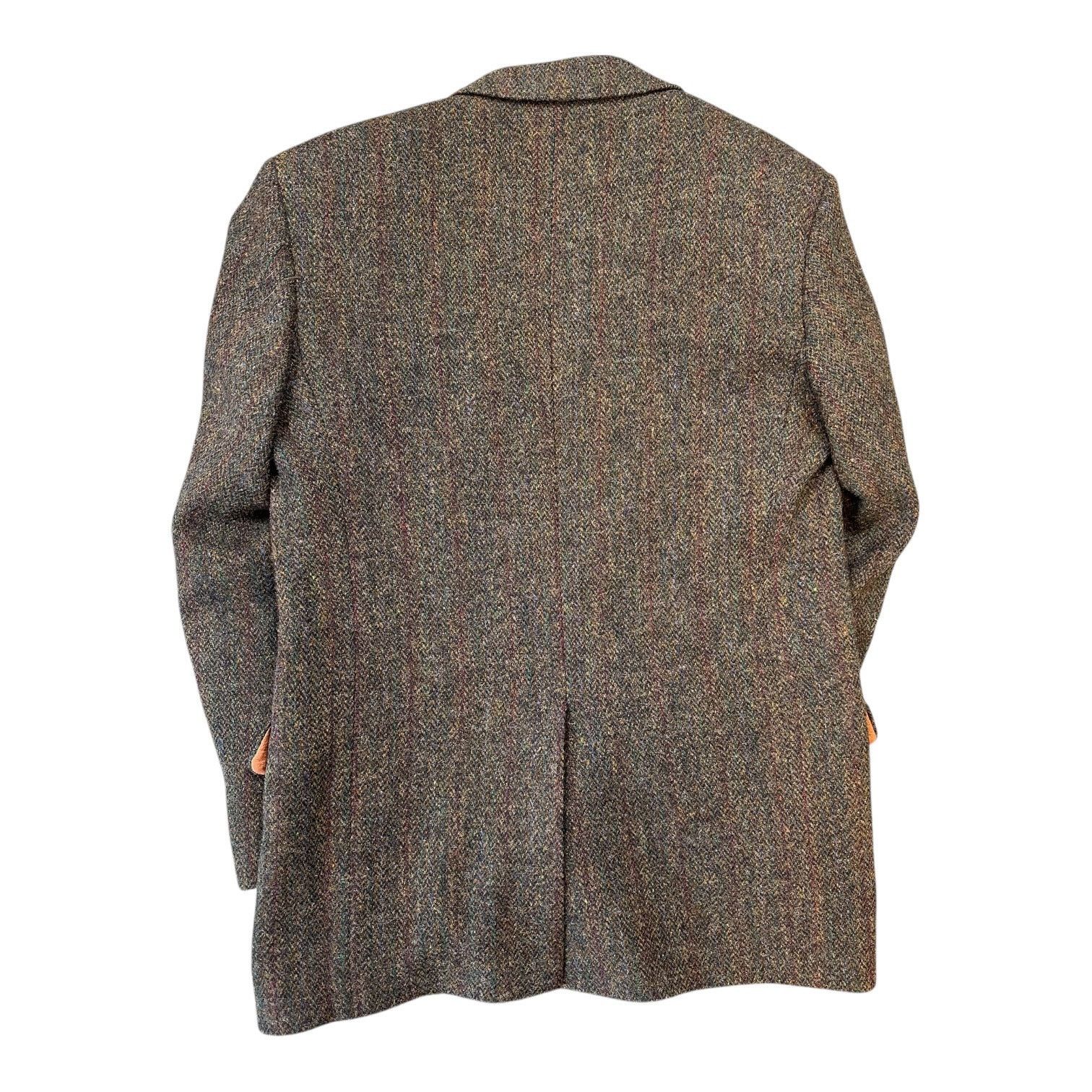 Harris Tweed Harris Tweed Blazer 40L Green Multi Color Sport Coat Size 40L - 2 Thumbnail