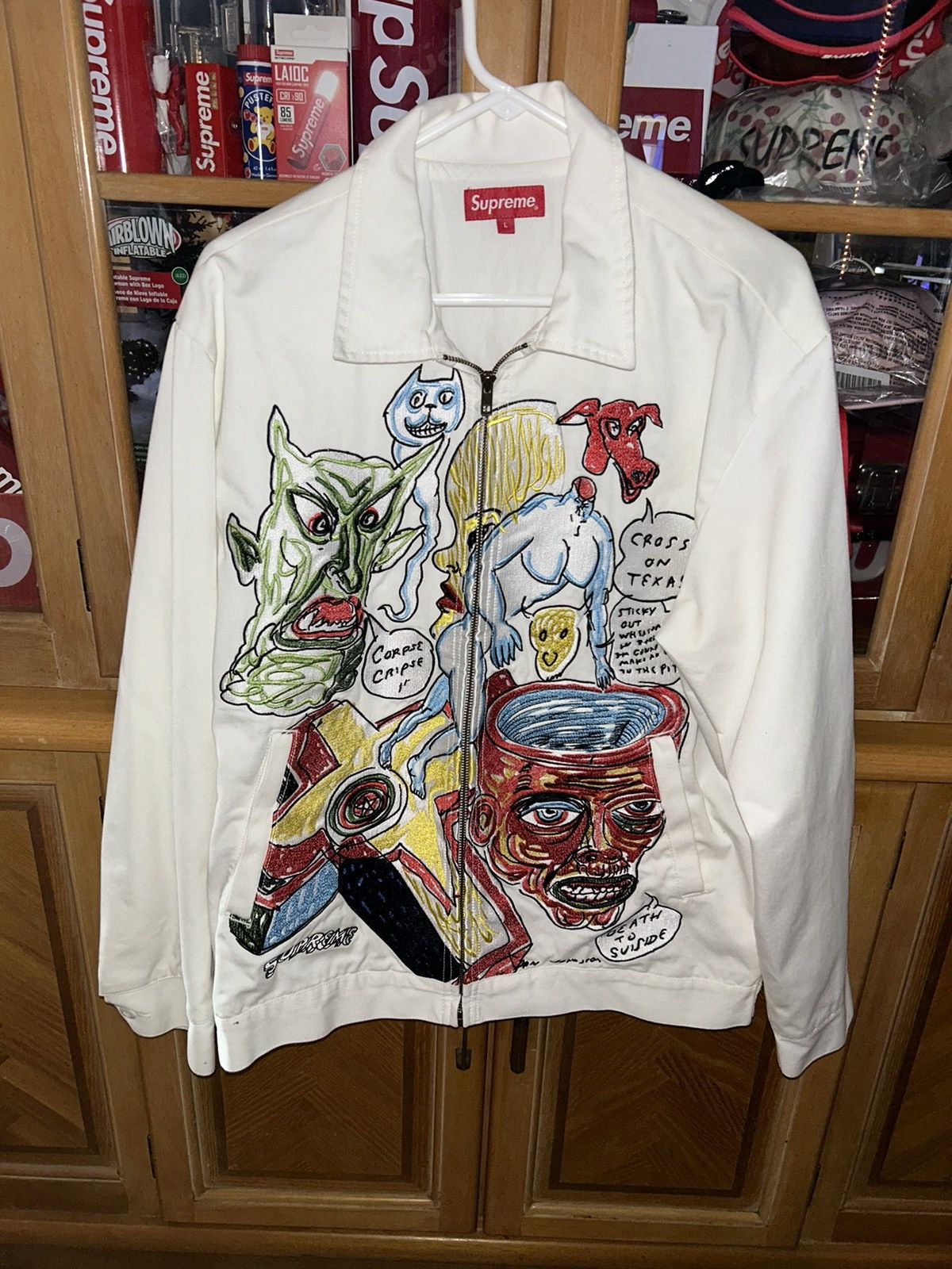 Daniel Johnston Embroidered Jacket Supreme | Grailed