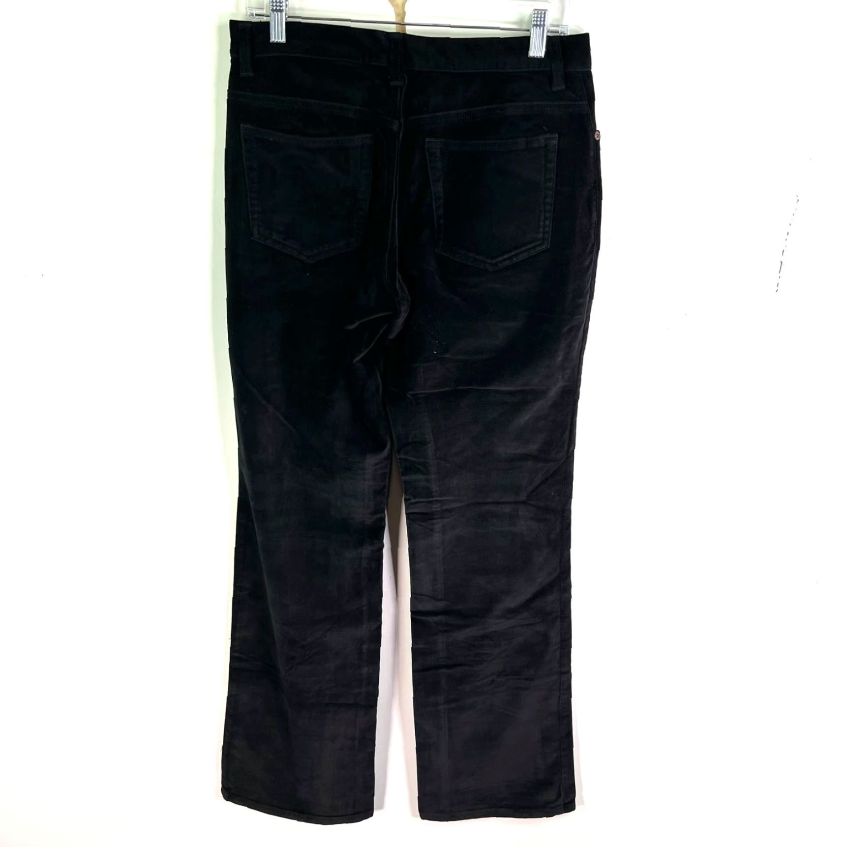 Eddie Bauer Eddie Bauer Jeans Womens Size 6 Bootcut Velour Stretch Black Vintage 32X33 Denim Regular Zip Rise Mid Inseam 33 Inches Logo Size 28" / US 6 / IT 42 - 7 Thumbnail