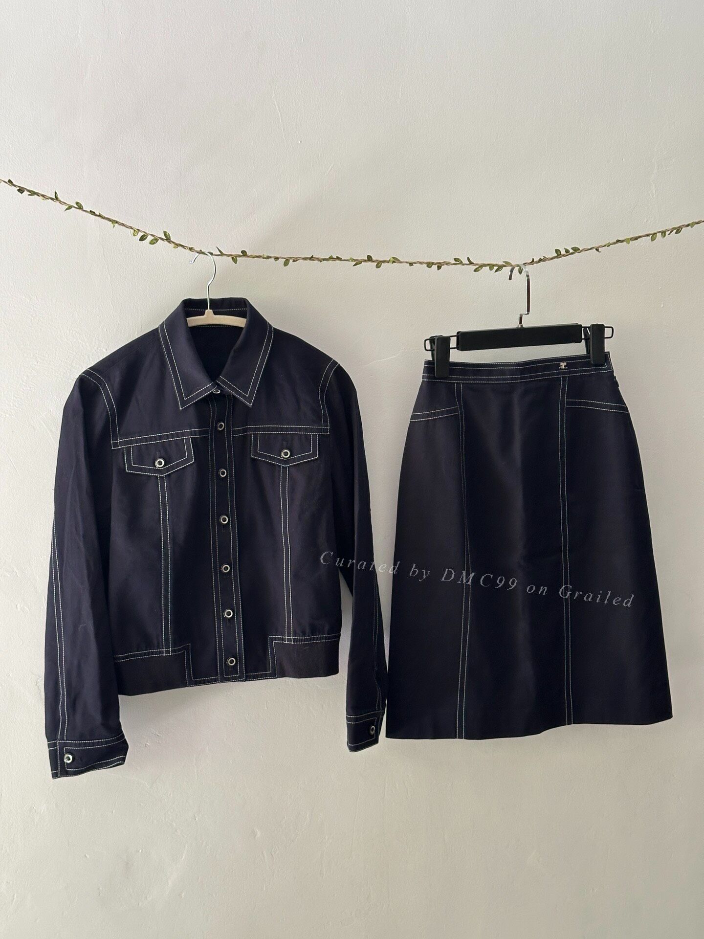 Courreges Courreges Vintage Workwear Set Size M / US 6-8 / IT 42-44 - 1 Thumbnail