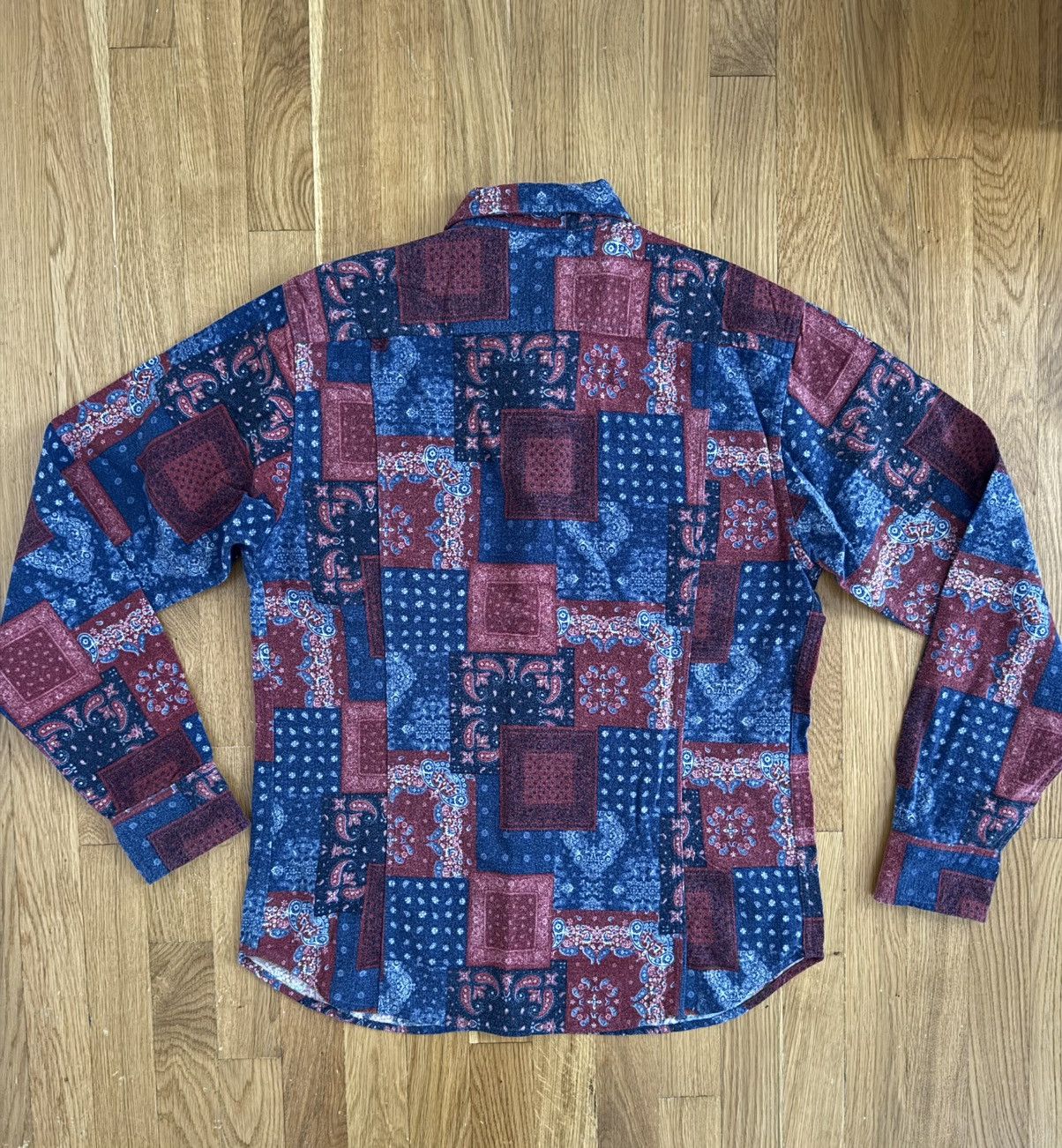 Corridor Corridor Bandana Flannel Long Sleeve - patchwork like print Size US S / EU 44-46 / 1 - 6 Thumbnail