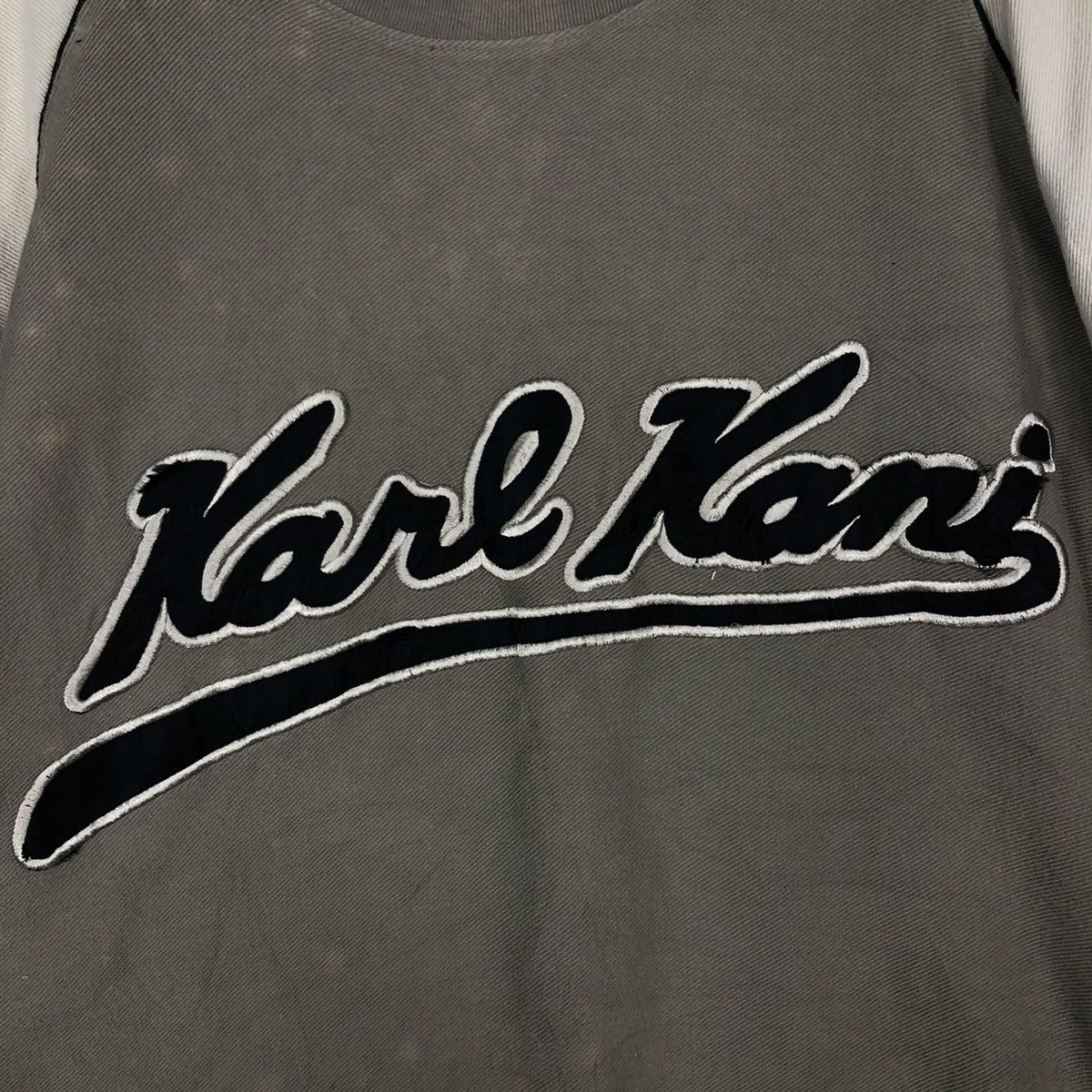 Japanese Brand VINTAGE T-SHIRT ROUND NECK KARL KANI BIG LOGO SPELL OUT Size US XXL / EU 58 / 5 - 11 Thumbnail