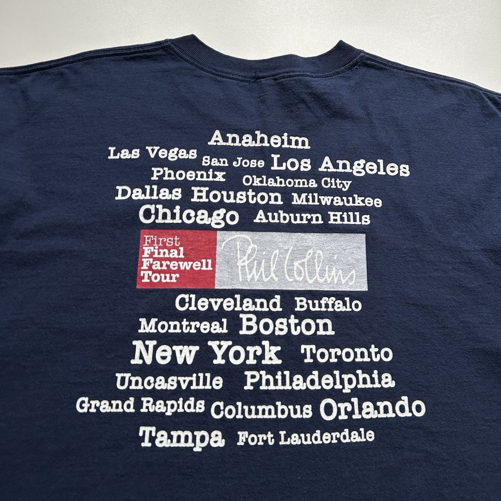 Band Tees Vintage 2004 Phil Collins Final Farewell Tour Shirt 2XL Y2K Size US XXL / EU 58 / 5 - 4 Thumbnail