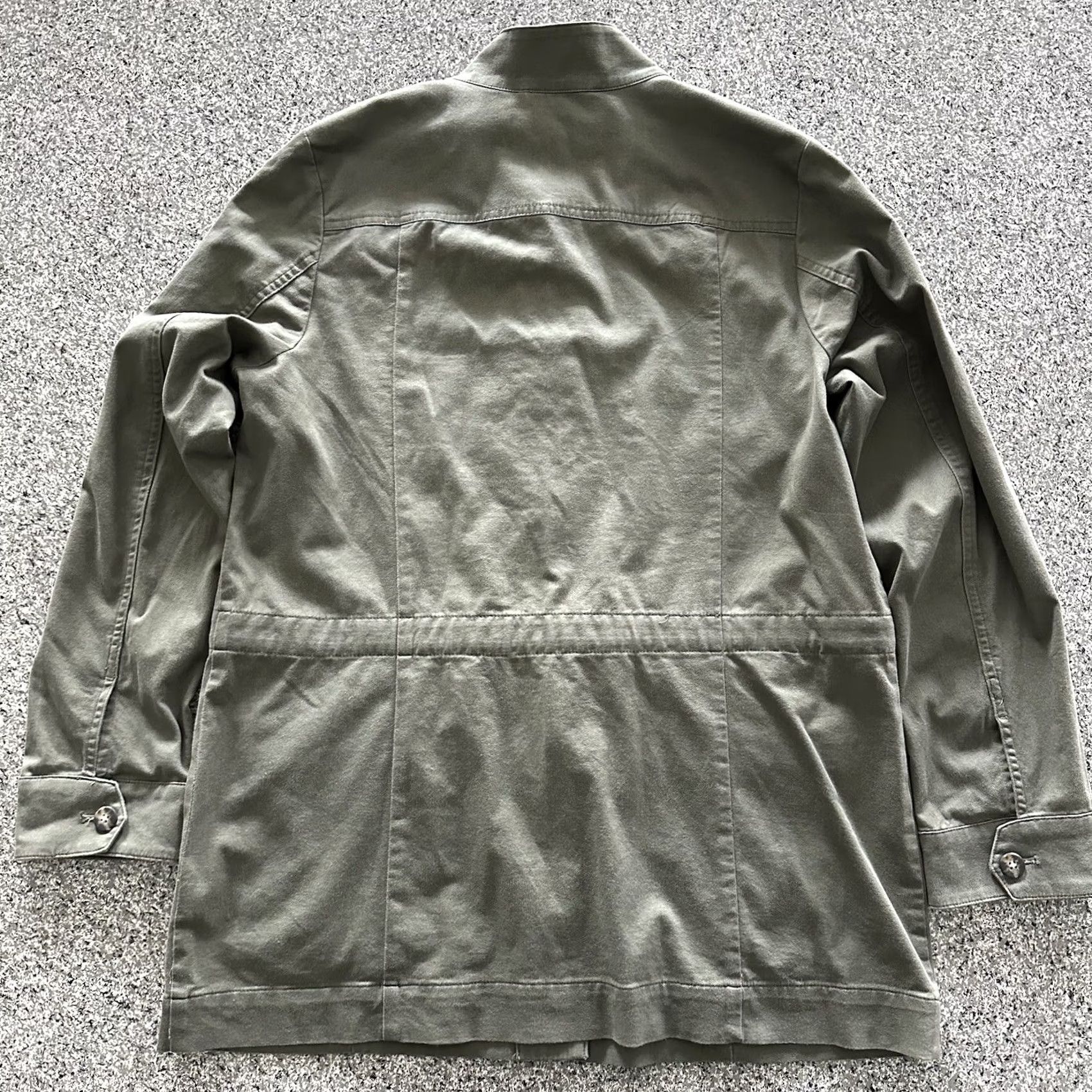 J. Jill J. Jill Jacket Women S Field Utility Safari Coat Lightweight Army Green Size S / US 4 / IT 40 - 3 Thumbnail
