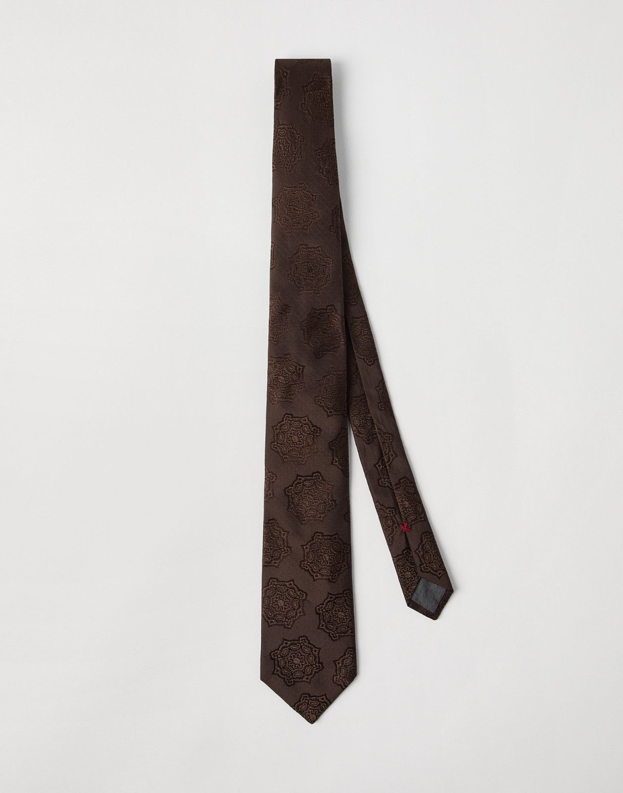 Brunello Cucinelli o1la1rc1a0326 Size: OS / Tie in Brown Size ONE SIZE - 2 Thumbnail