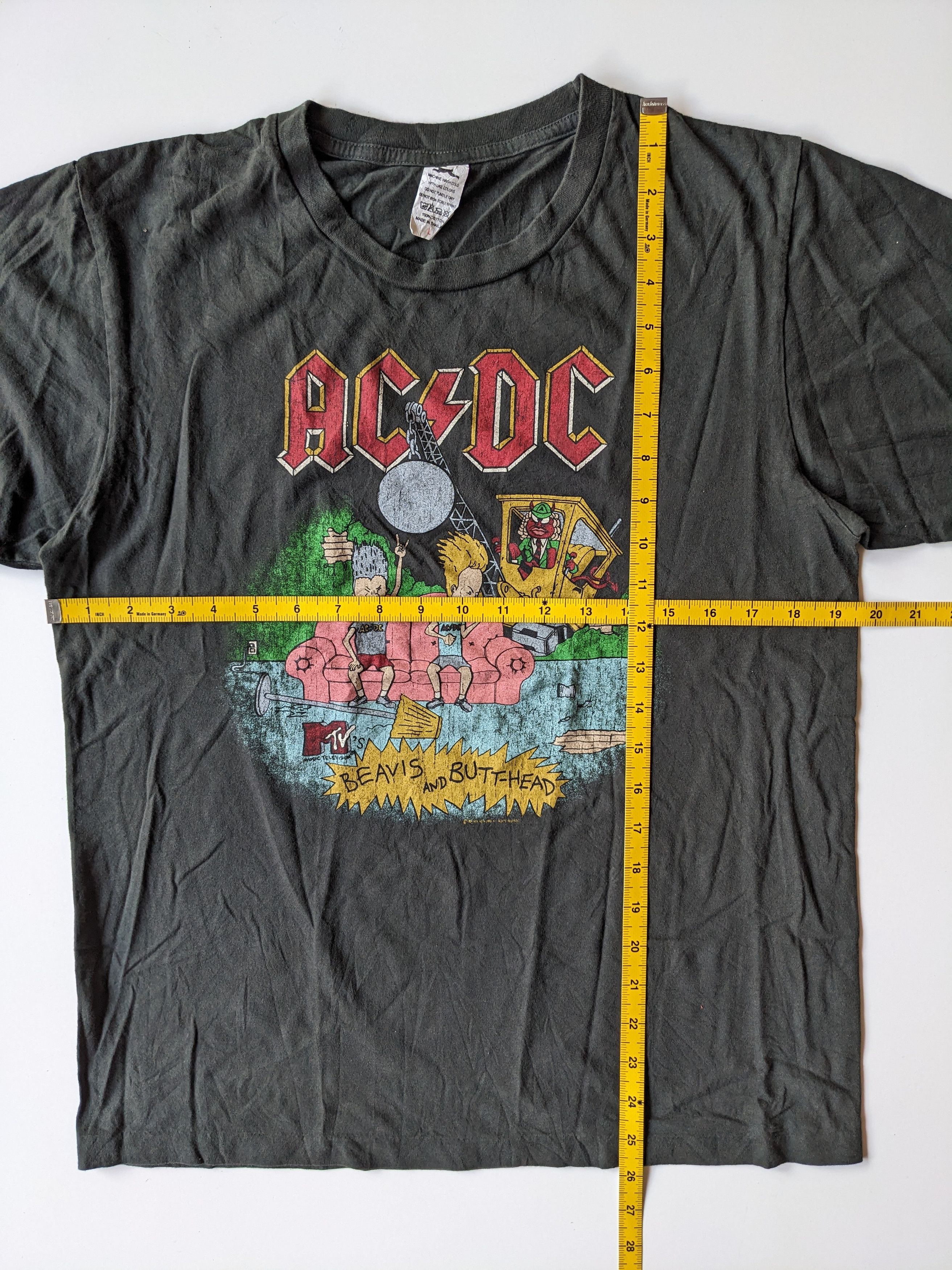 AC/DC × Mtv × Vintage Vintage Beavis & Butt-Head x ACDC Size US L / EU 52-54 / 3 - 4 Thumbnail