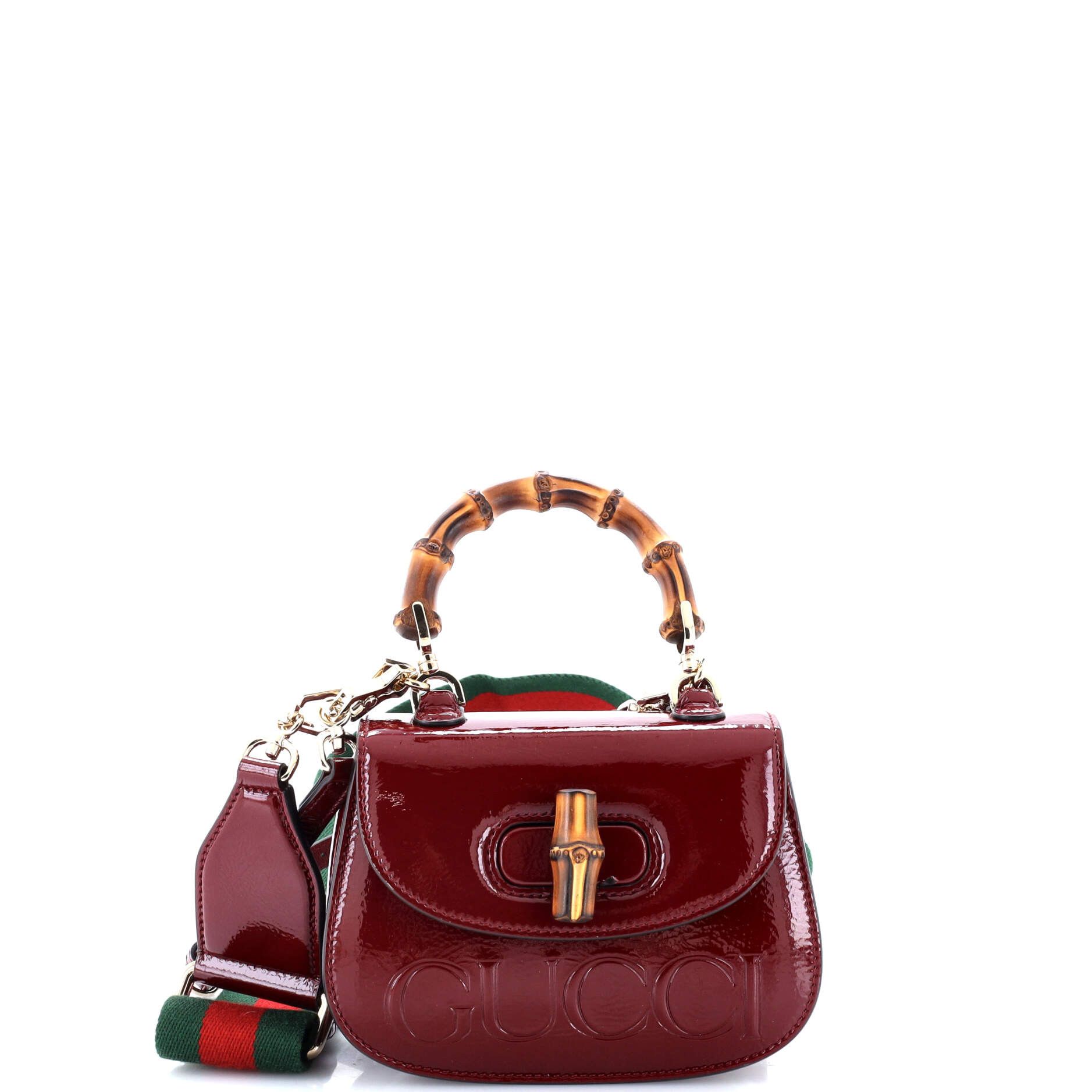 Gucci Bamboo 1947 Logo Top Handle Bag Size ONE SIZE - 1 Thumbnail