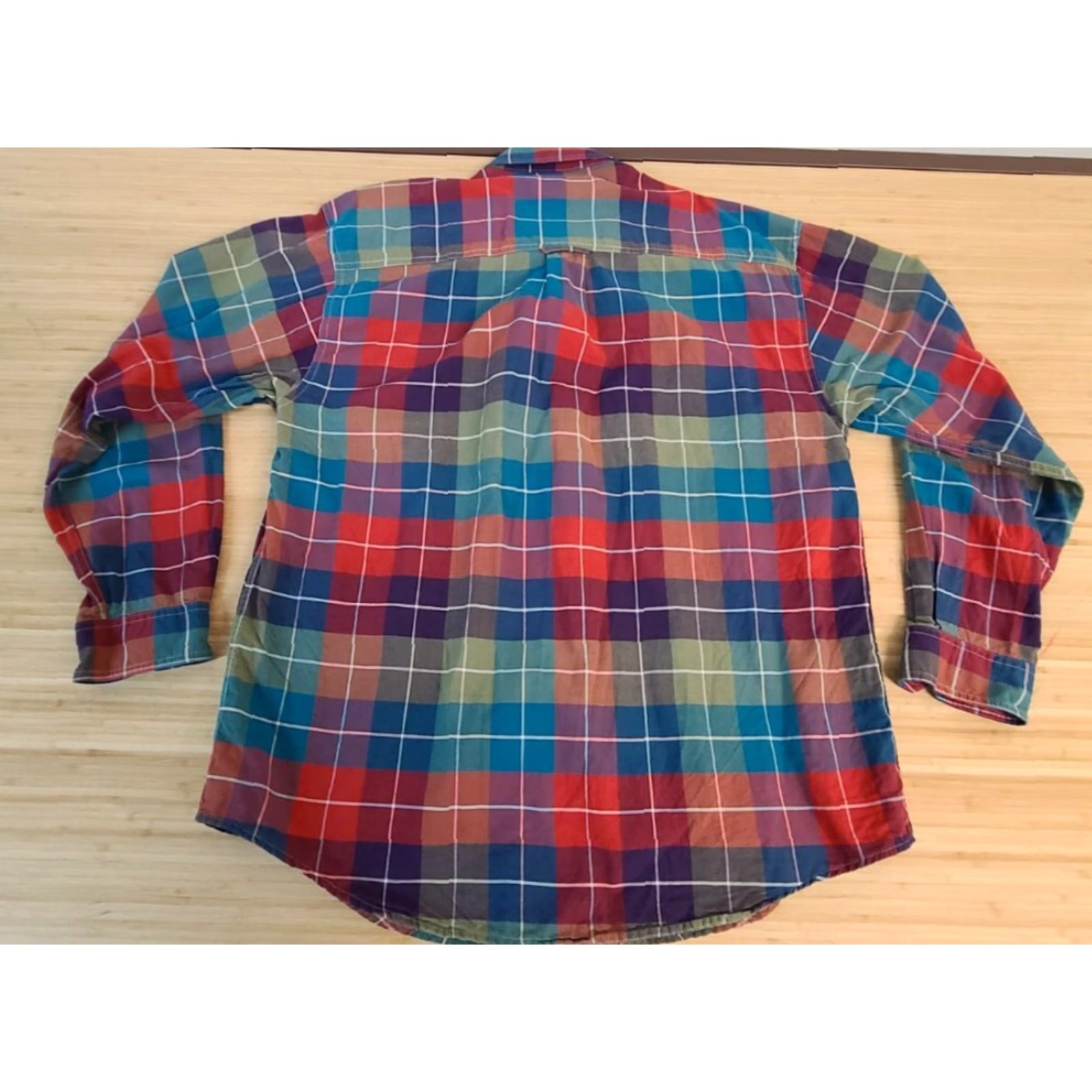 Eddie Bauer Eddie Bauer Shirt Plaid Pocket L/S Button-Down Multicolor XL Mens Large Casual Pocketed Size US XL / EU 56 / 4 - 4 Thumbnail