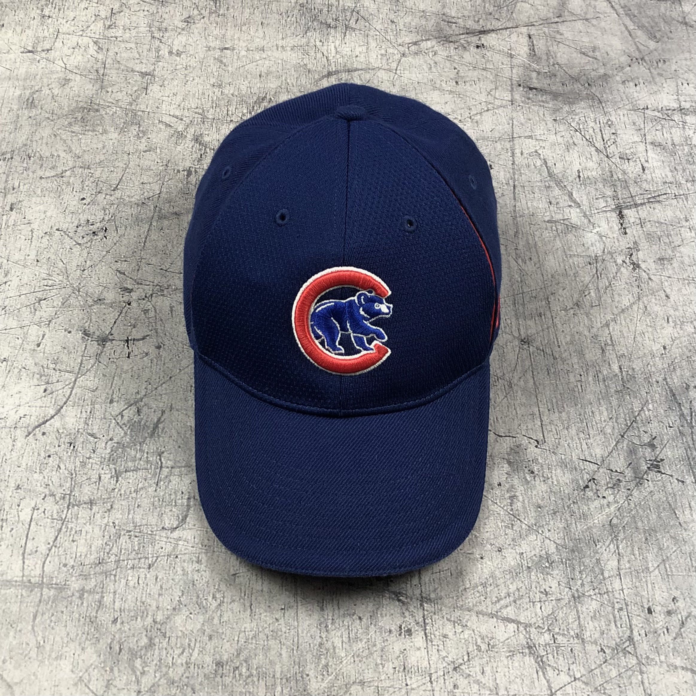 Nike Vintage 90s MLB Chicago Cubs Nike Cap Size ONE SIZE - 4 Thumbnail