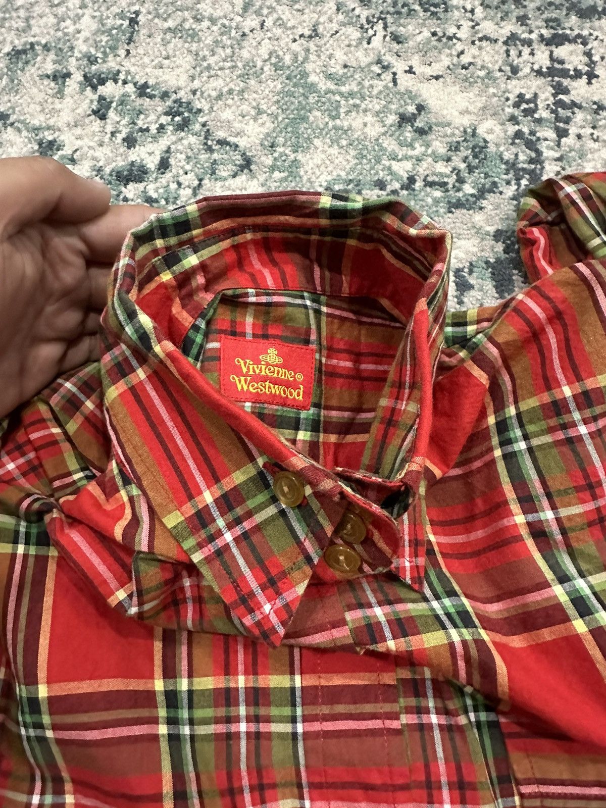 Vivienne Westwood Vivienne Westwood OG Red Tartan Shirt Size XS / US 0-2 / IT 36-38 - 6 Thumbnail