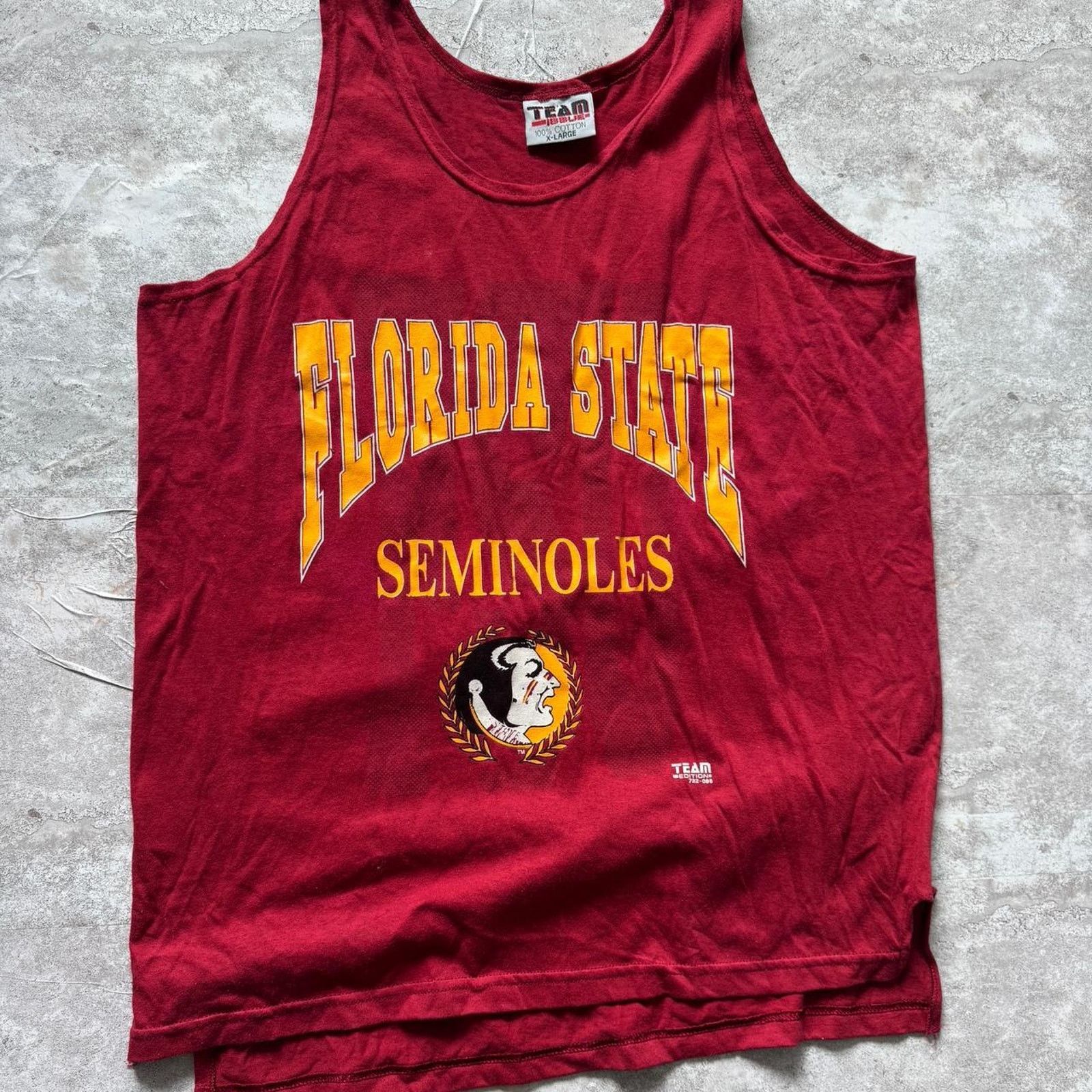 Vintage Vintage 1990s Florida State University Tank Top - Size XL Size US XL / EU 56 / 4 - 1 Thumbnail