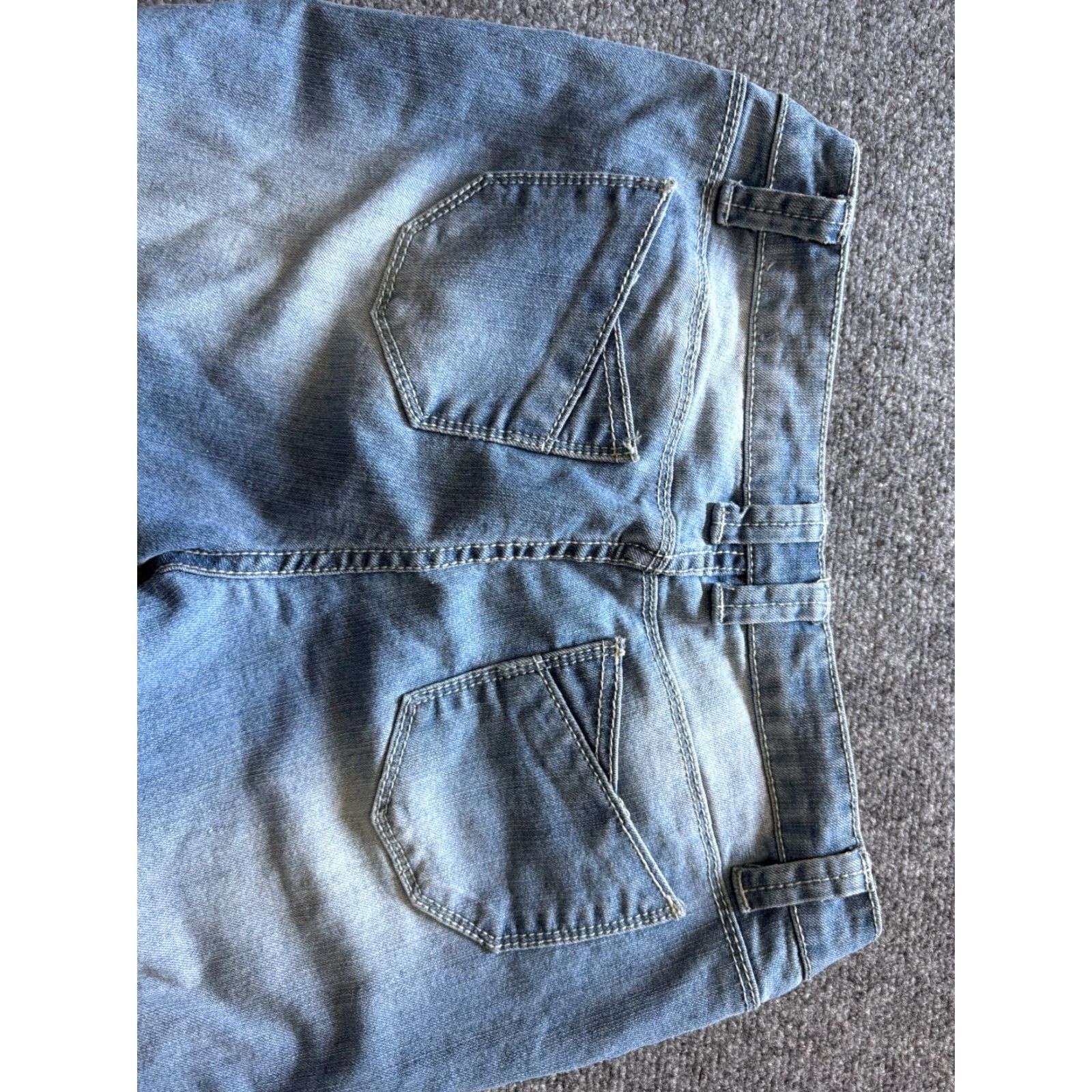 Vintage Blue Asphalt Jeans Women Size 8 Short Light Wash Skinny Low Rise Stretch Denim Jeans WS-46 Blue Asphalt Junior Style WS-46 Men’s? Size 30" / US 8 / IT 44 - 5 Thumbnail