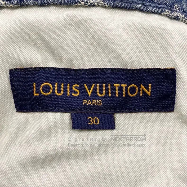 Louis Vuitton LV x Nigo Blue Denim Jeans. Size US 30 / EU 46 - 5 Thumbnail