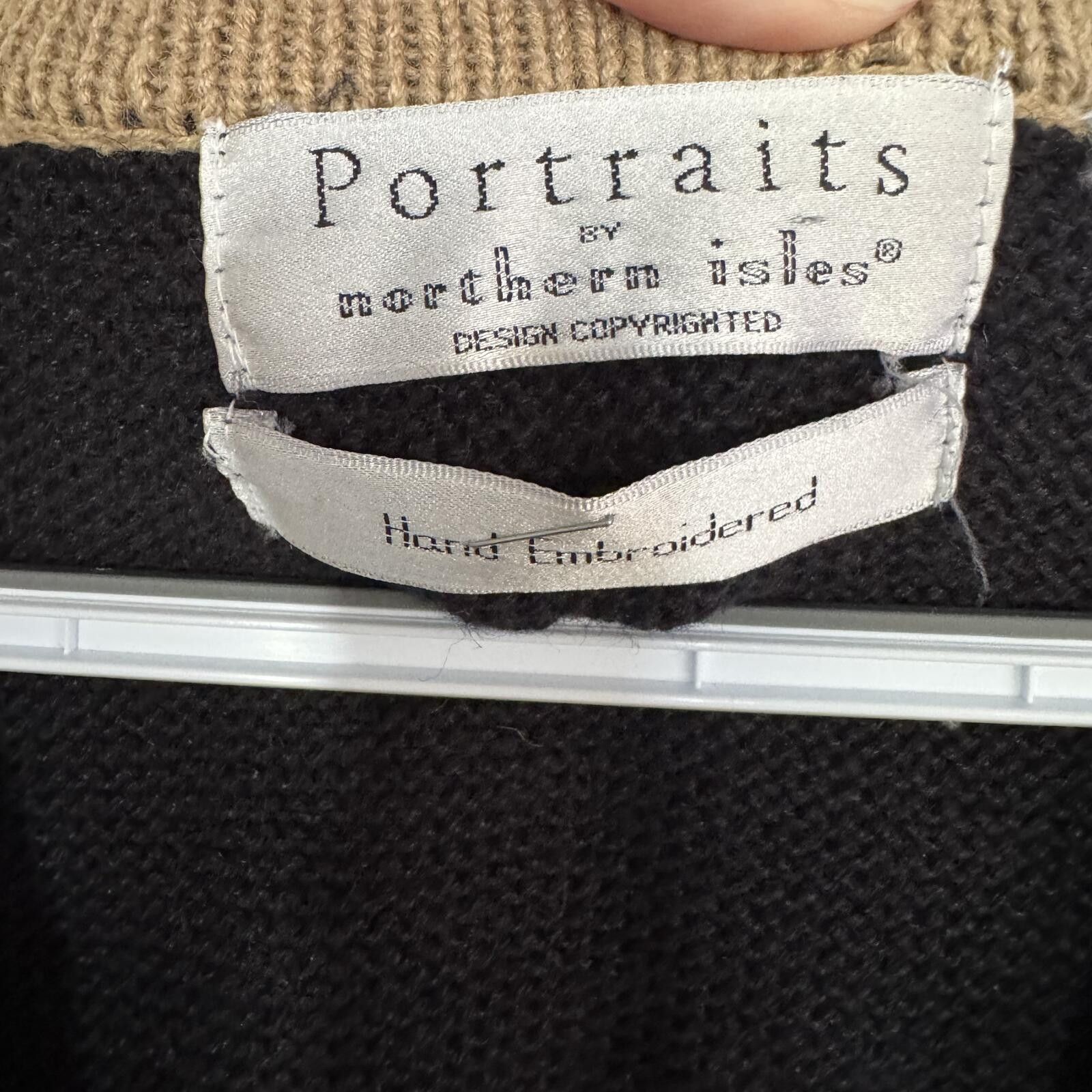 Other Vintage Hand Embroidered Knit Vest Sweater-Fits like Large Size L / US 10 / IT 46 - 2 Thumbnail