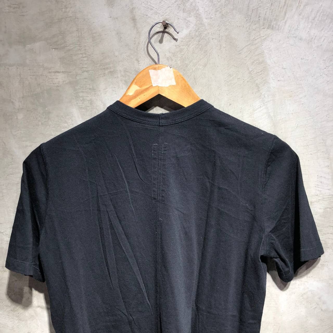 Rick Owens Rick Owens Short sleeve zip pocket black on black tee Size US S / EU 44-46 / 1 - 4 Thumbnail