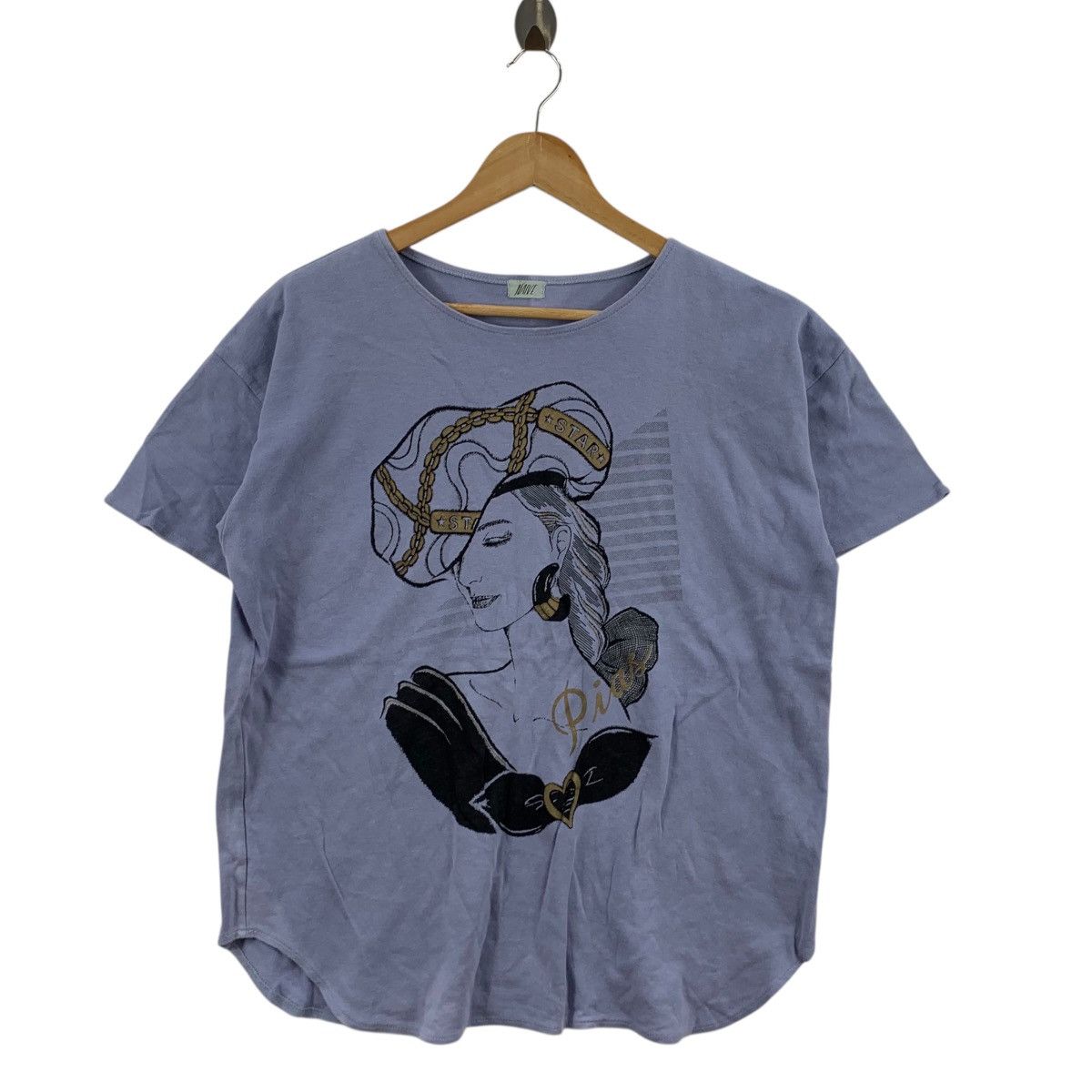 Vintage Vintage NANE PIAS PARIS High Couture Artwork Tee Shirt Top Size M / US 6-8 / IT 42-44 - 3 Thumbnail