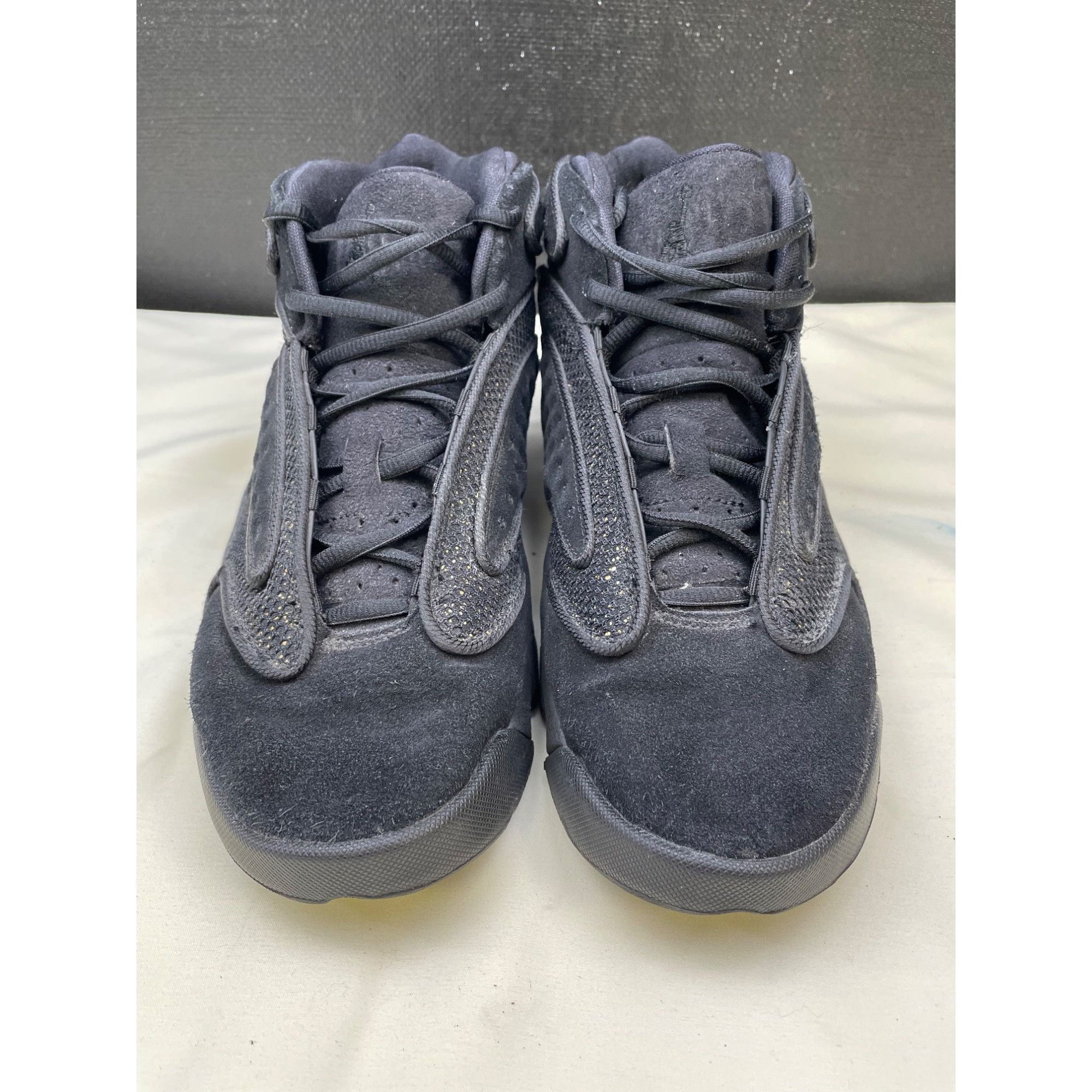 Jordan Brand Jordan Womens Black Metallic Gold Sneakers Shoes Size 10 SKU Size US 10 / IT 40 - 1 Thumbnail