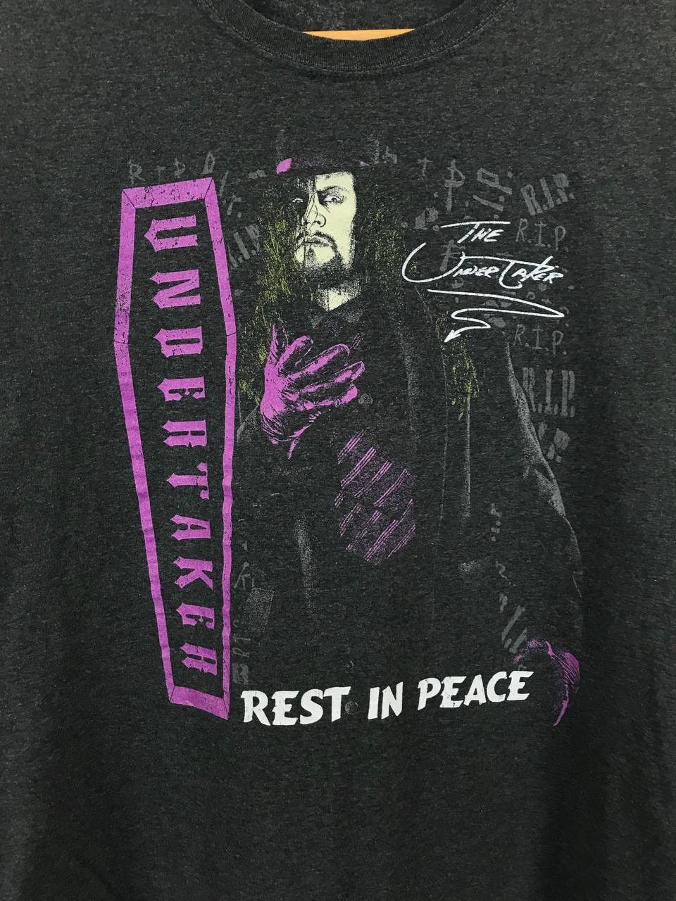 WWE Undertaker WWE WWF wrestling tee Size US L / EU 52-54 / 3 - 3 Thumbnail