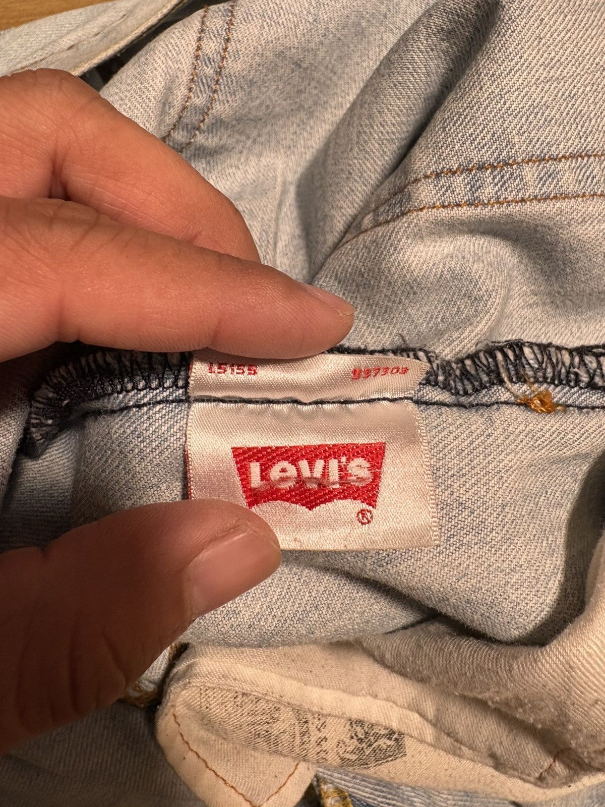 Levi's Vintage Clothing Vintage Levi's 501 Original Button Fly Light WashJeans 38x30 Size US 38 / EU 54 - 13 Thumbnail