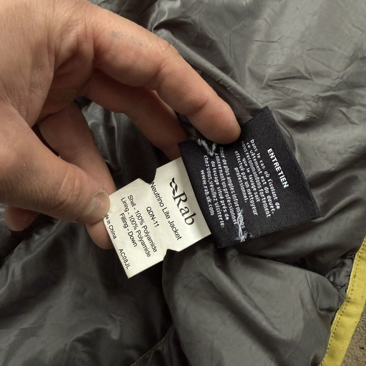 Rab Rab Neutrino Down Puffer Jacket Vintage Pertex Quantum Size US L / EU 52-54 / 3 - 12 Thumbnail