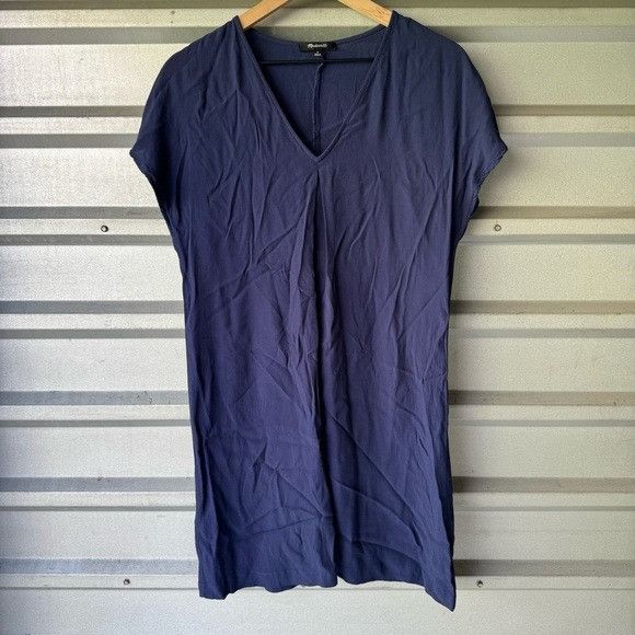 Madewell Madewell Deep Blue V-Neck Tunic Size M / US 6-8 / IT 42-44 - 1 Thumbnail