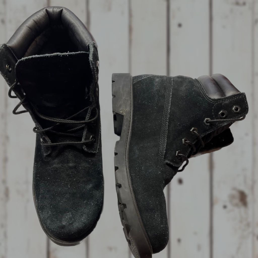 Timberland Timberland BLACK SUEDE ANKLE Boots Women’s 8 Waterproof 400 Gram Primaloft A2759 Size US 8 / IT 38 - 1 Thumbnail