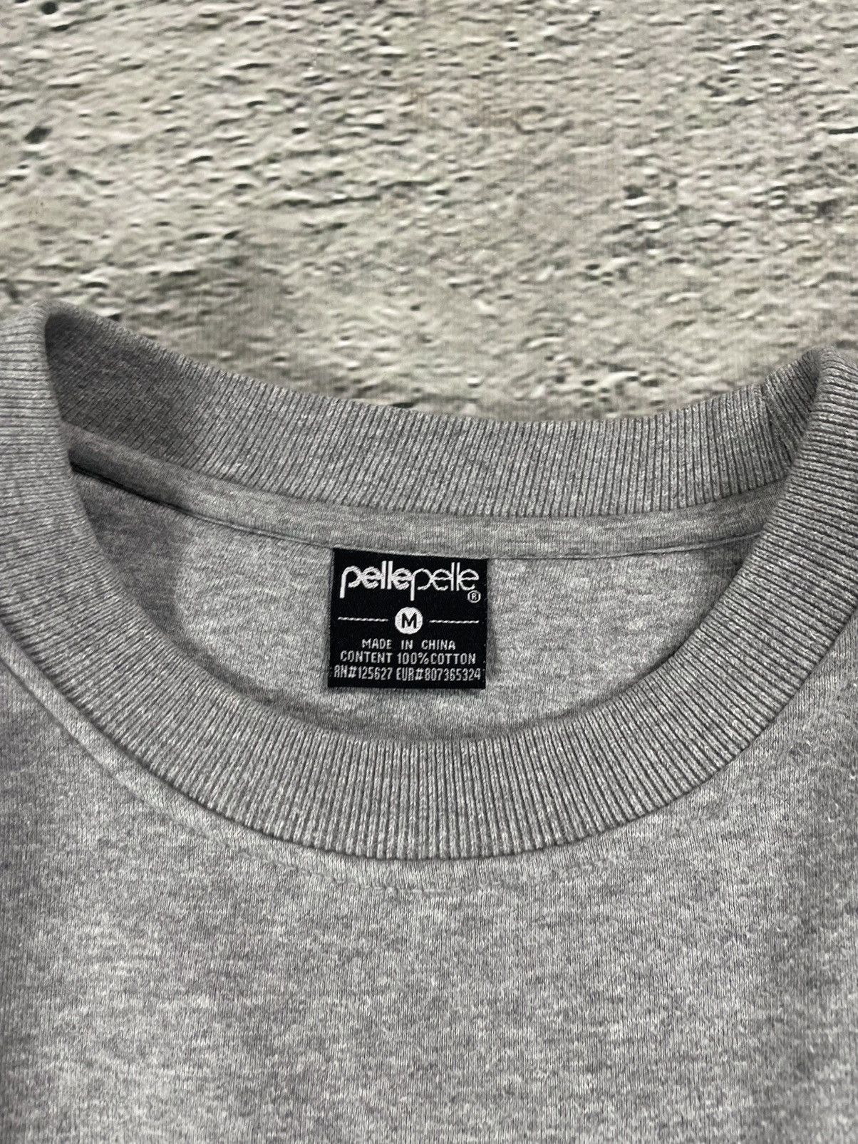 Pelle Pelle Pelle Pelle sweatshirt big logo 90s beige grey crewneck Size US S / EU 44-46 / 1 - 3 Thumbnail