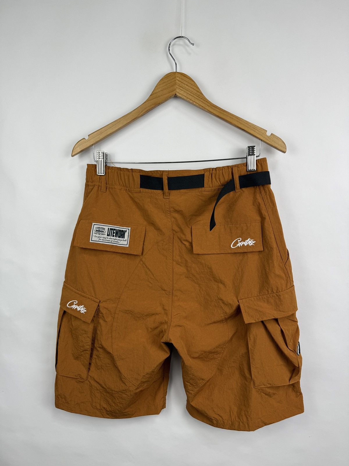 Corteiz 🇺🇸 Y2K Corteiz Alcatraz Cargo Shorts Multipocket Rare Size US 32 / EU 48 - 8 Thumbnail