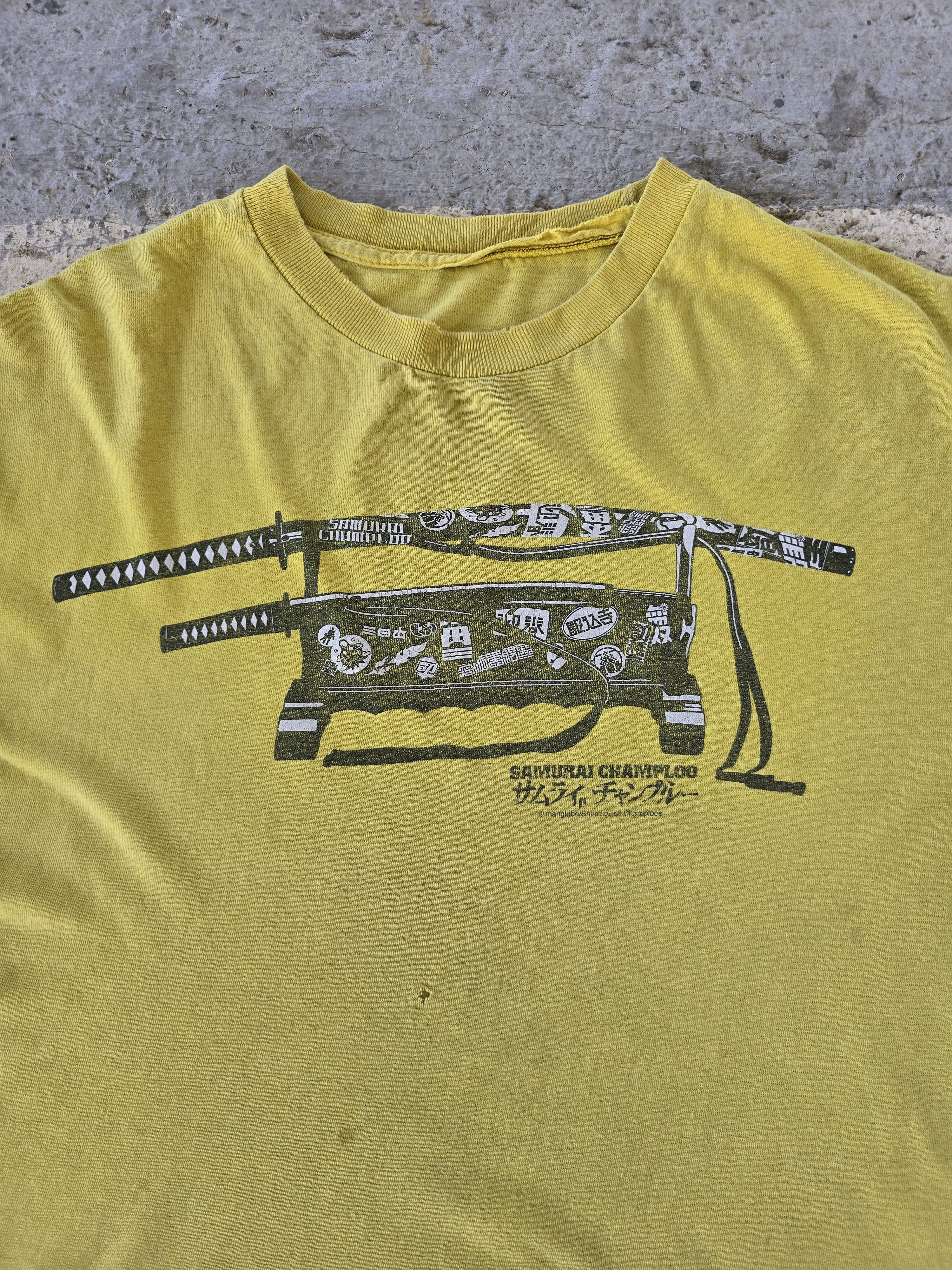 Vintage Vintage Samurai Champloo Mugen Swords Anime T-Shirt Size US XL / EU 56 / 4 - 1 Thumbnail