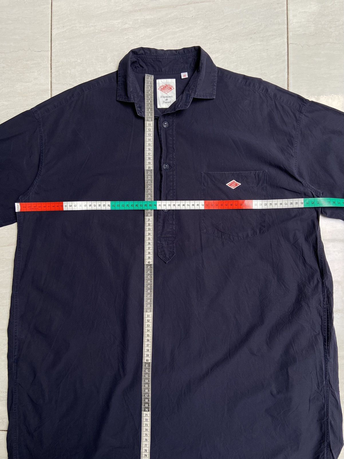 Danton × Designer × Japanese Brand Danton Vetements De Travail Dress Size XL / US 12-14 / IT 48-50 - 3 Thumbnail