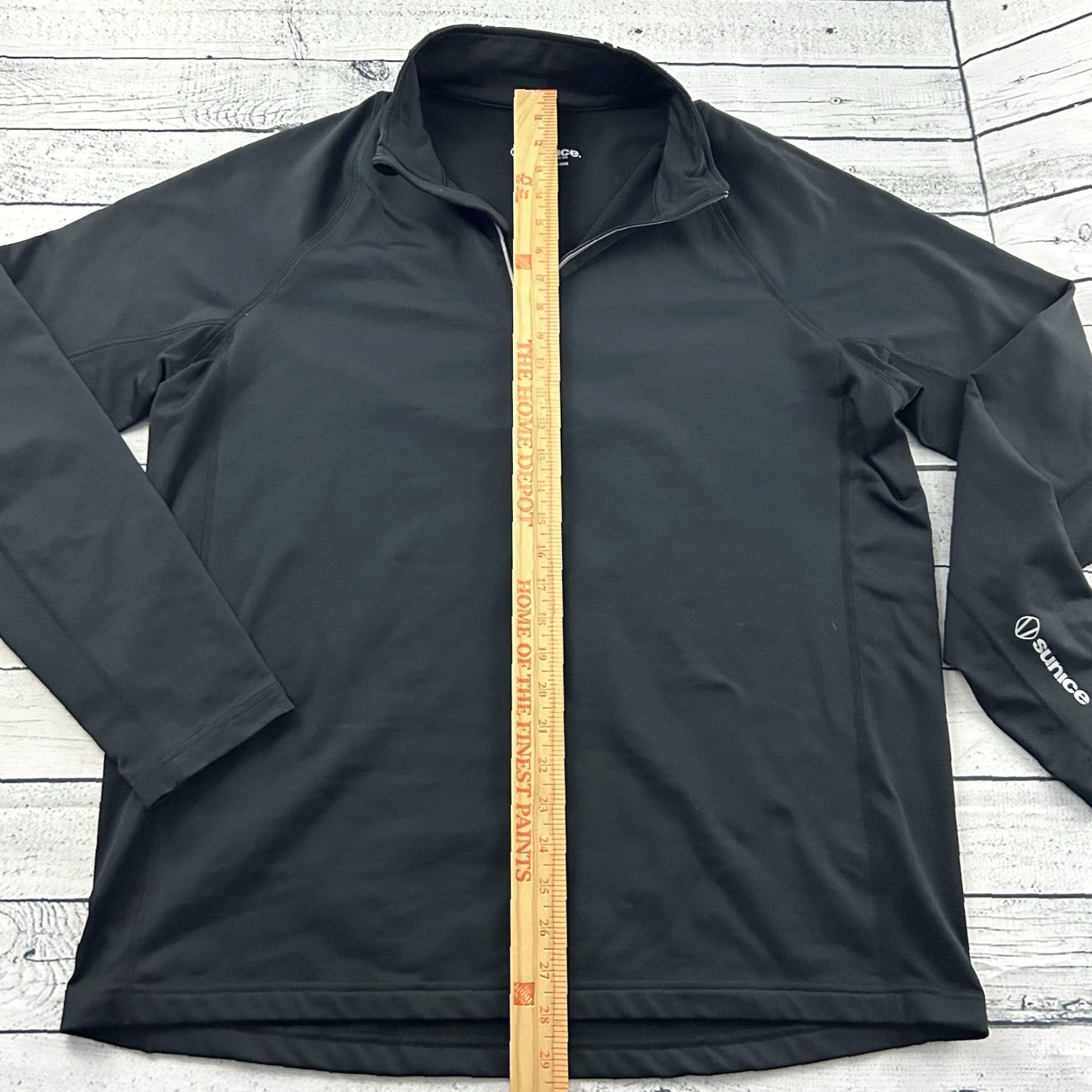 Vintage Sunice Jacket Mens L Black 1/4 Zip Pullover Activewear Golf Shirt Size US L / EU 52-54 / 3 - 4 Thumbnail