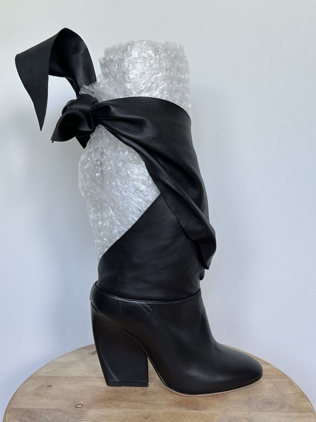Designer × Dior Dior leather tied boots Rare Size US 5 / IT 35 - 4 Thumbnail