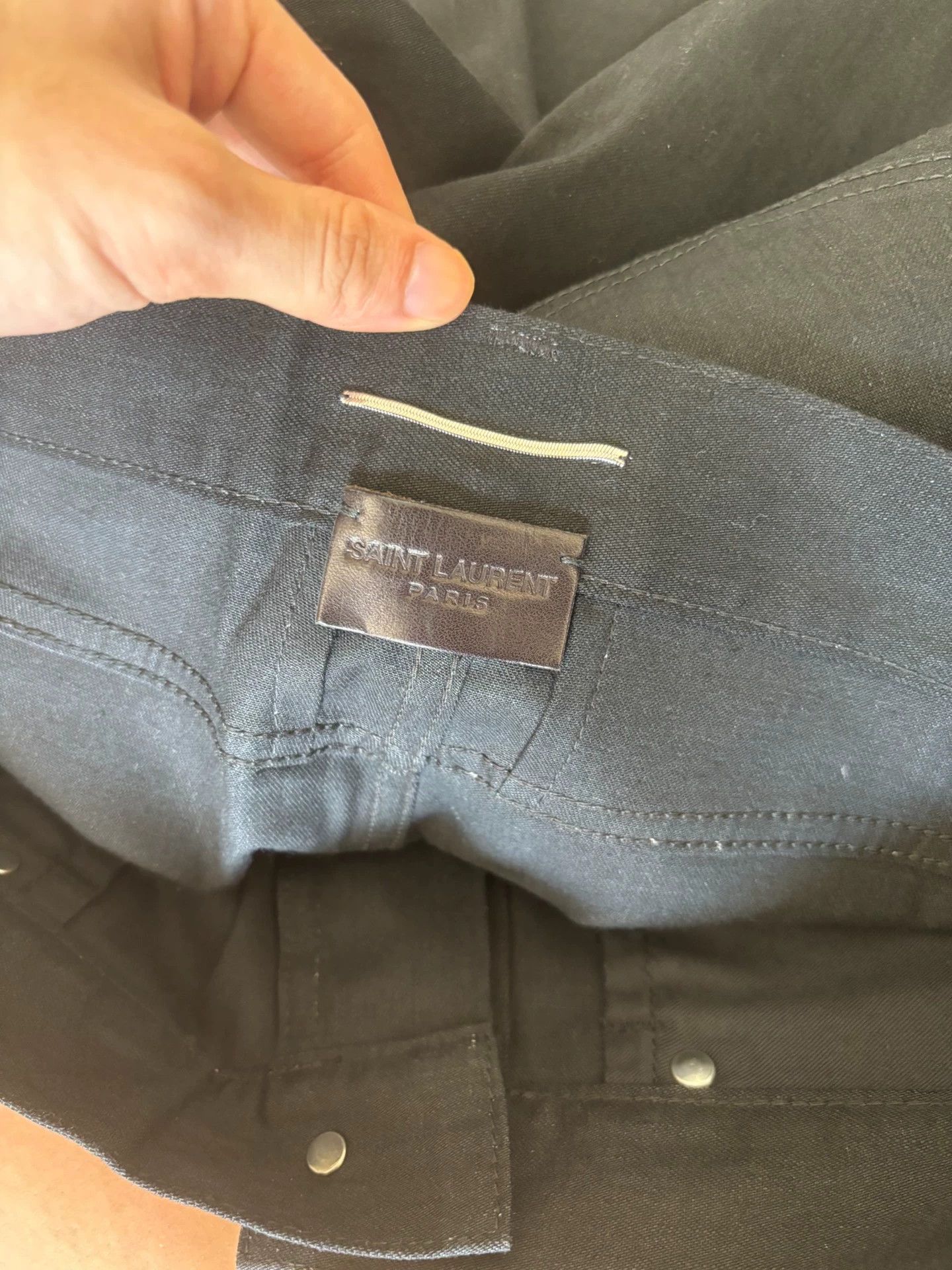 Saint Laurent Paris SLP Hedi Slimane 2013SS Black Skinny Jeans 32 Size US 32 / EU 48 - 5 Thumbnail