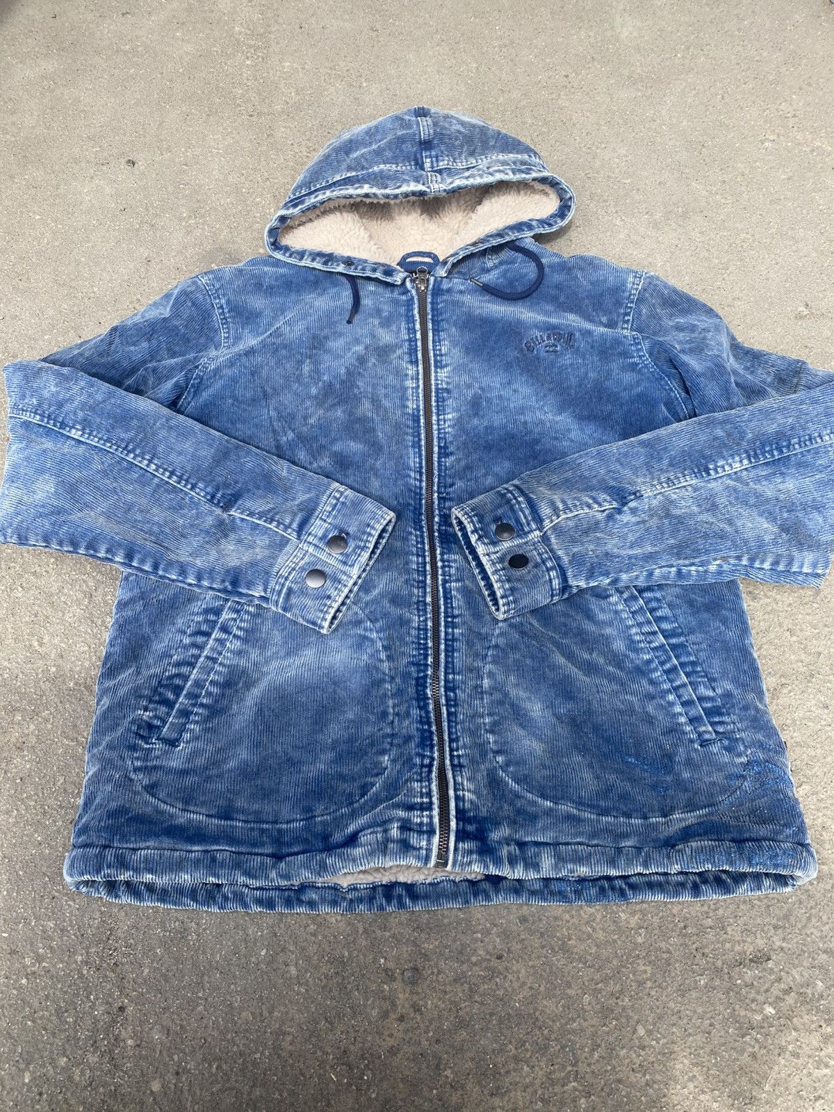 Billabong × Vintage Billabong corduroy fleece hoodie Size US L / EU 52-54 / 3 - 2 Thumbnail