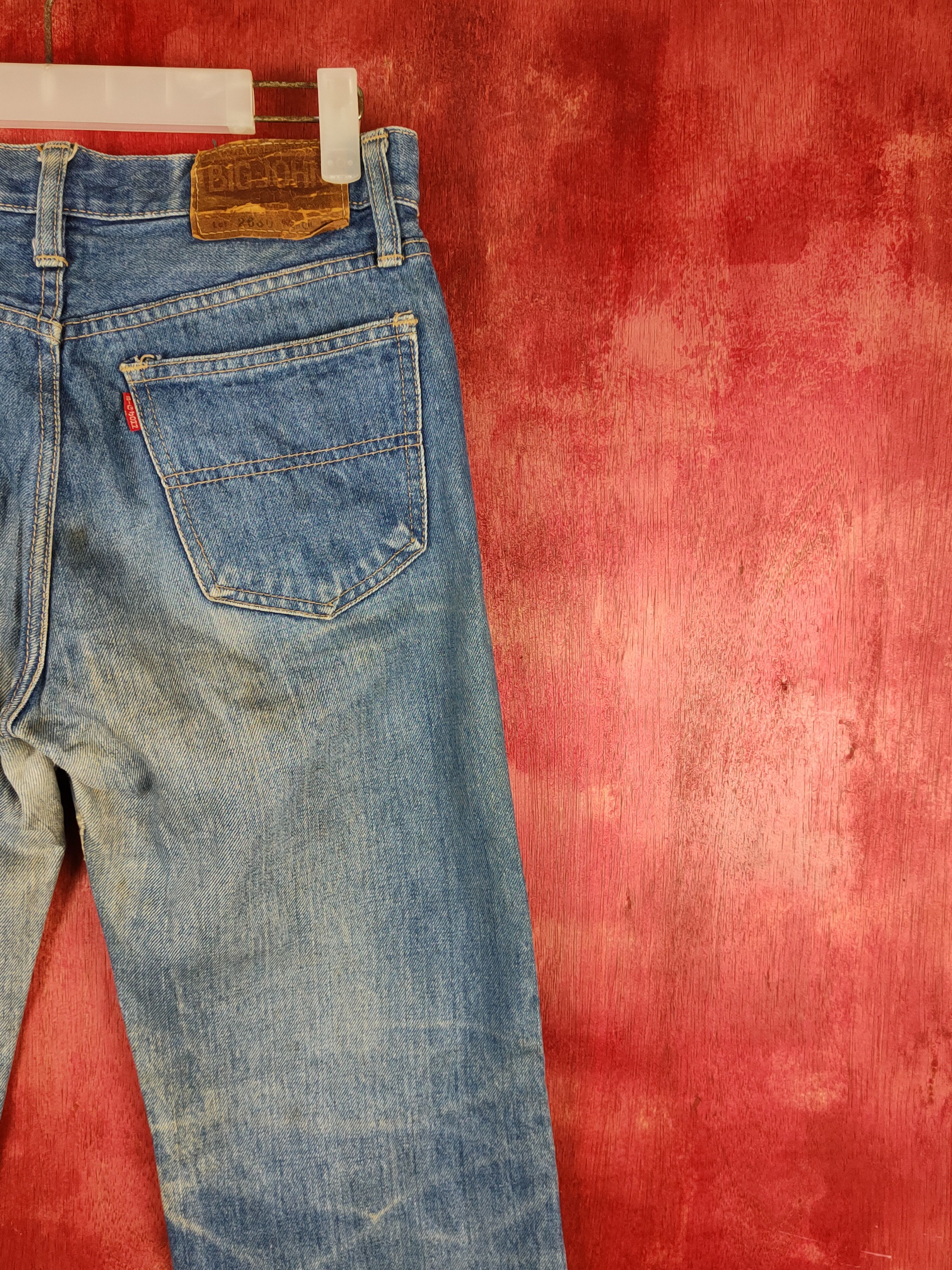 Big John Big John Blue Faded Distressed Ripped Jeans #S2209 Size US 29 - 12 Thumbnail