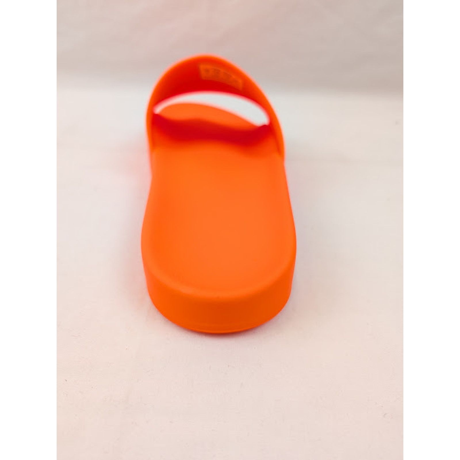 Balenciaga o1rshd1 Q:2 / Smooth Rubber Pool Logo Slide in Orange/Black Size US 11 / EU 44 - 10 Thumbnail