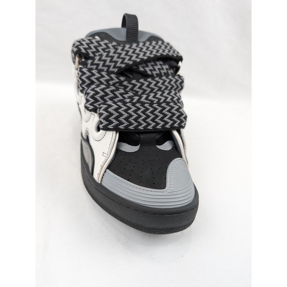 Lanvin o1rshd1 Curb Sneakers in White/Anthracite Size US 8 / EU 41 - 5 Thumbnail