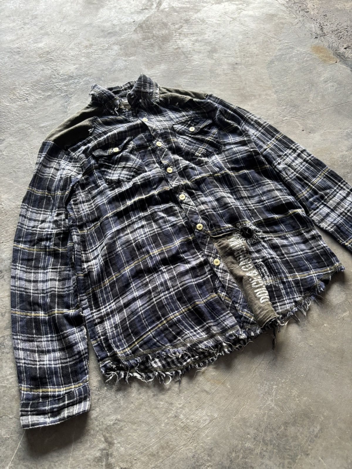 Dolce & Gabbana vintage dolce gabbana flannel patchwork distressed style Size US M / EU 48-50 / 2 - 9 Thumbnail